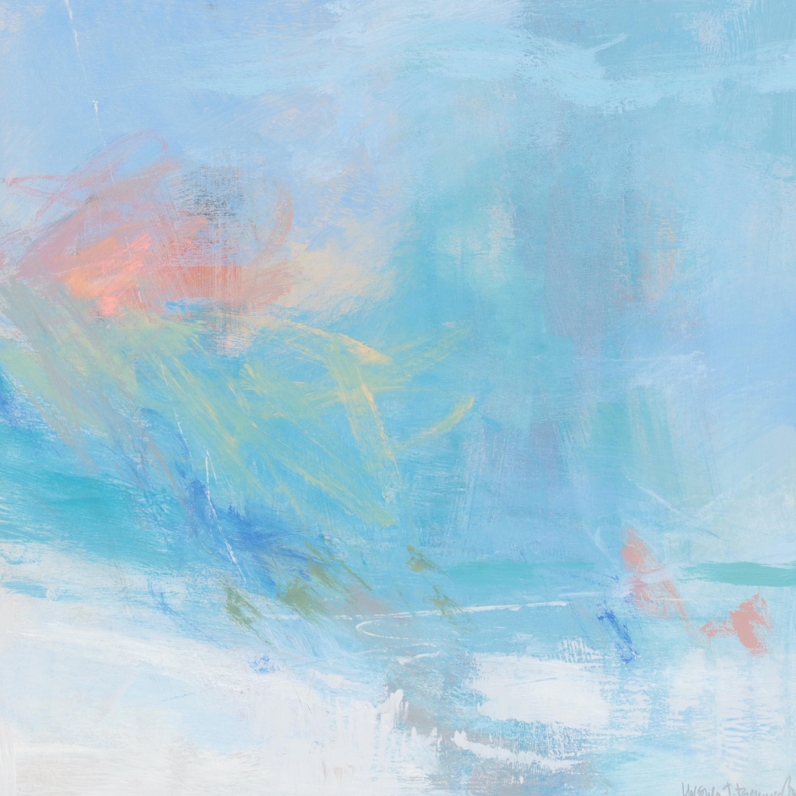 Ursula J. Brenner Non-objective Mixed Media Painting, 21st Century