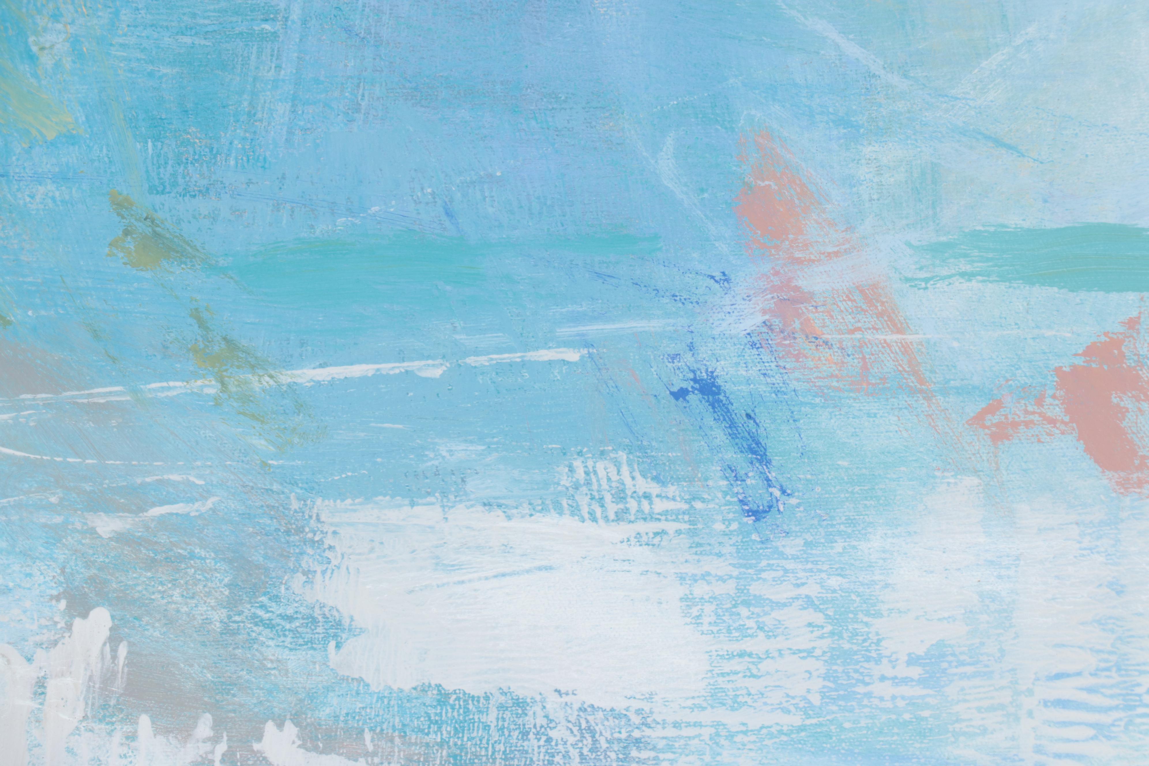 Ursula J. Brenner Non-objective Mixed Media Painting, 21st Century