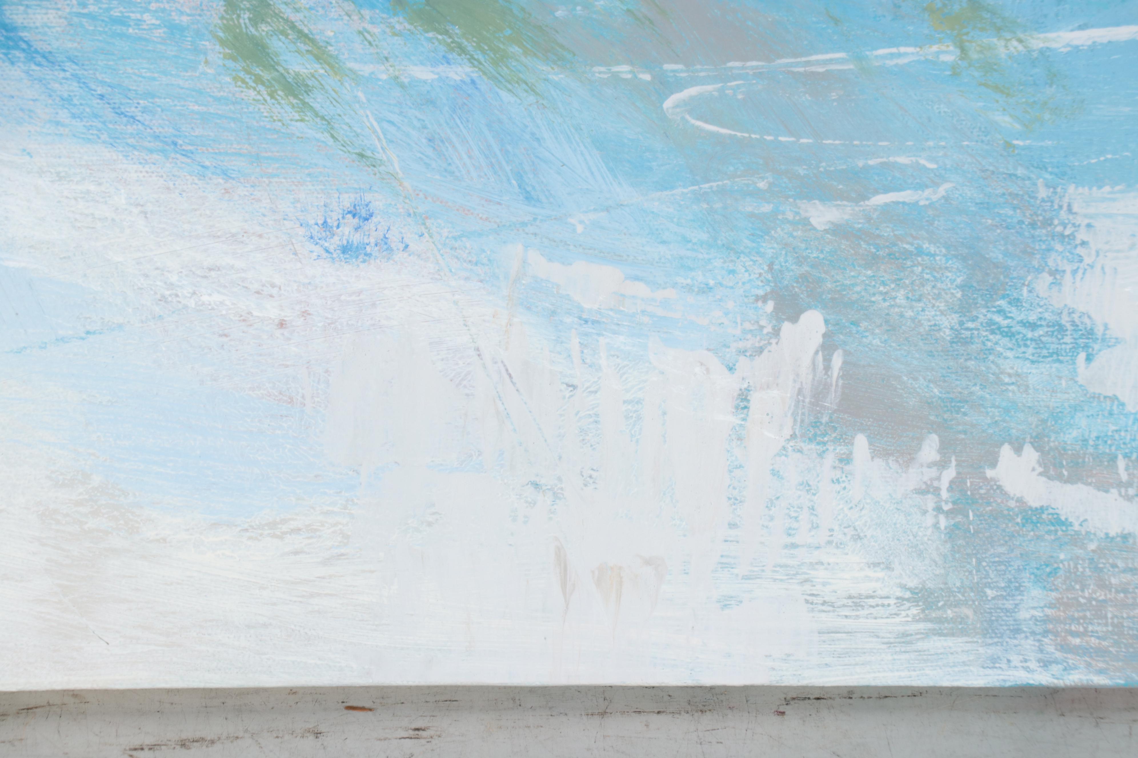 Ursula J. Brenner Non-objective Mixed Media Painting, 21st Century