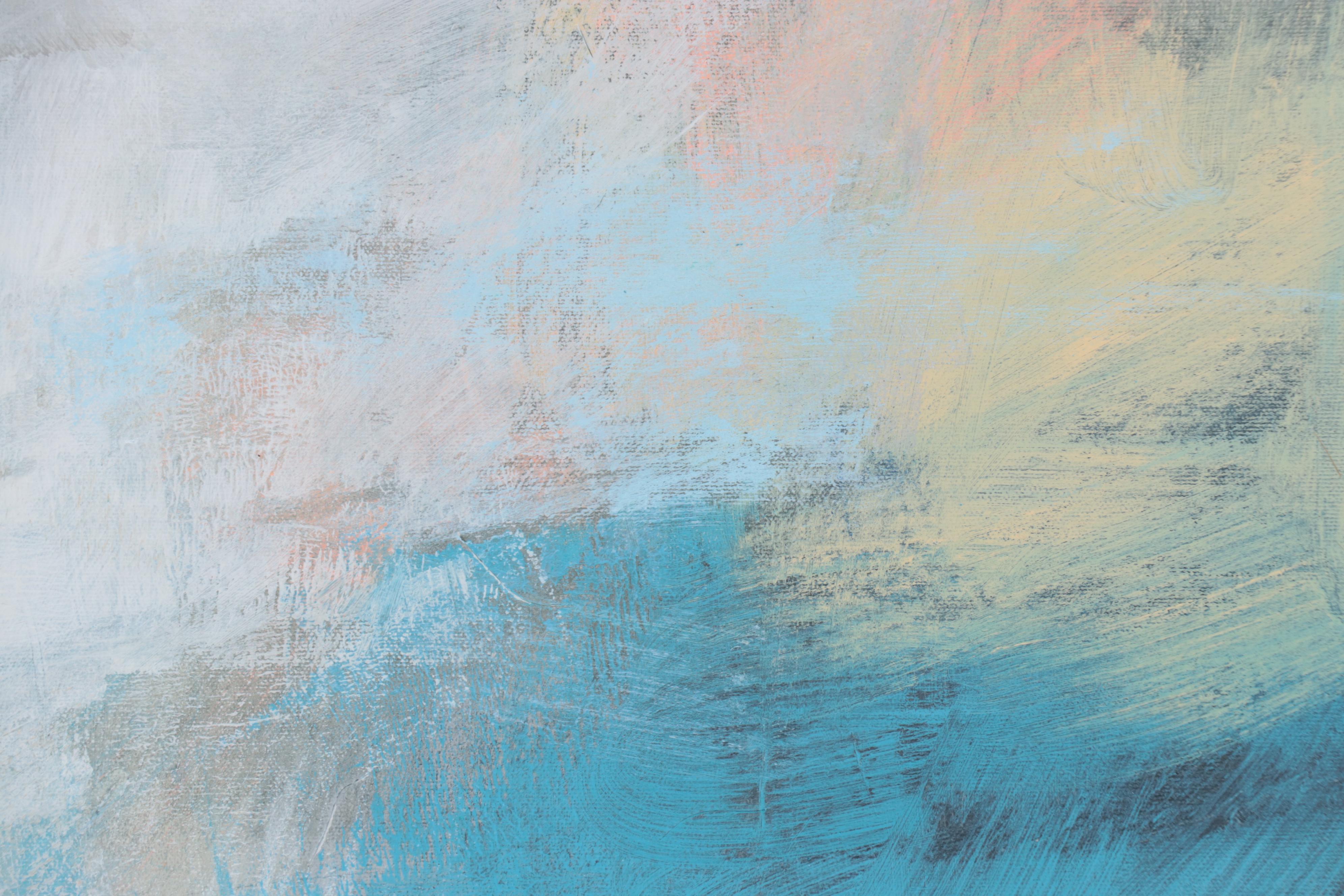 Ursula Brenner Non-Objective Abstract Acrylic Painting