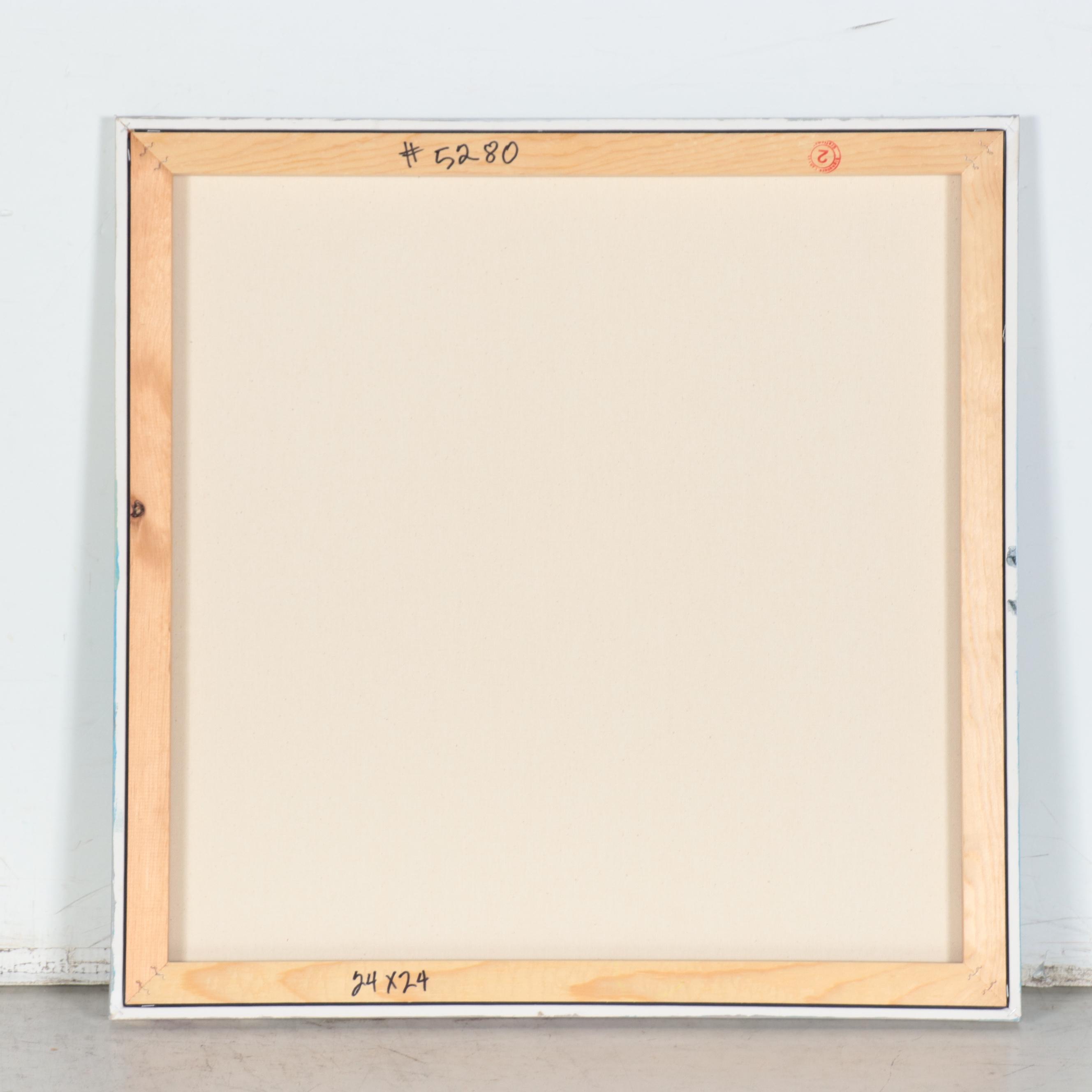 Ursula Brenner Non-Objective Abstract Acrylic Painting