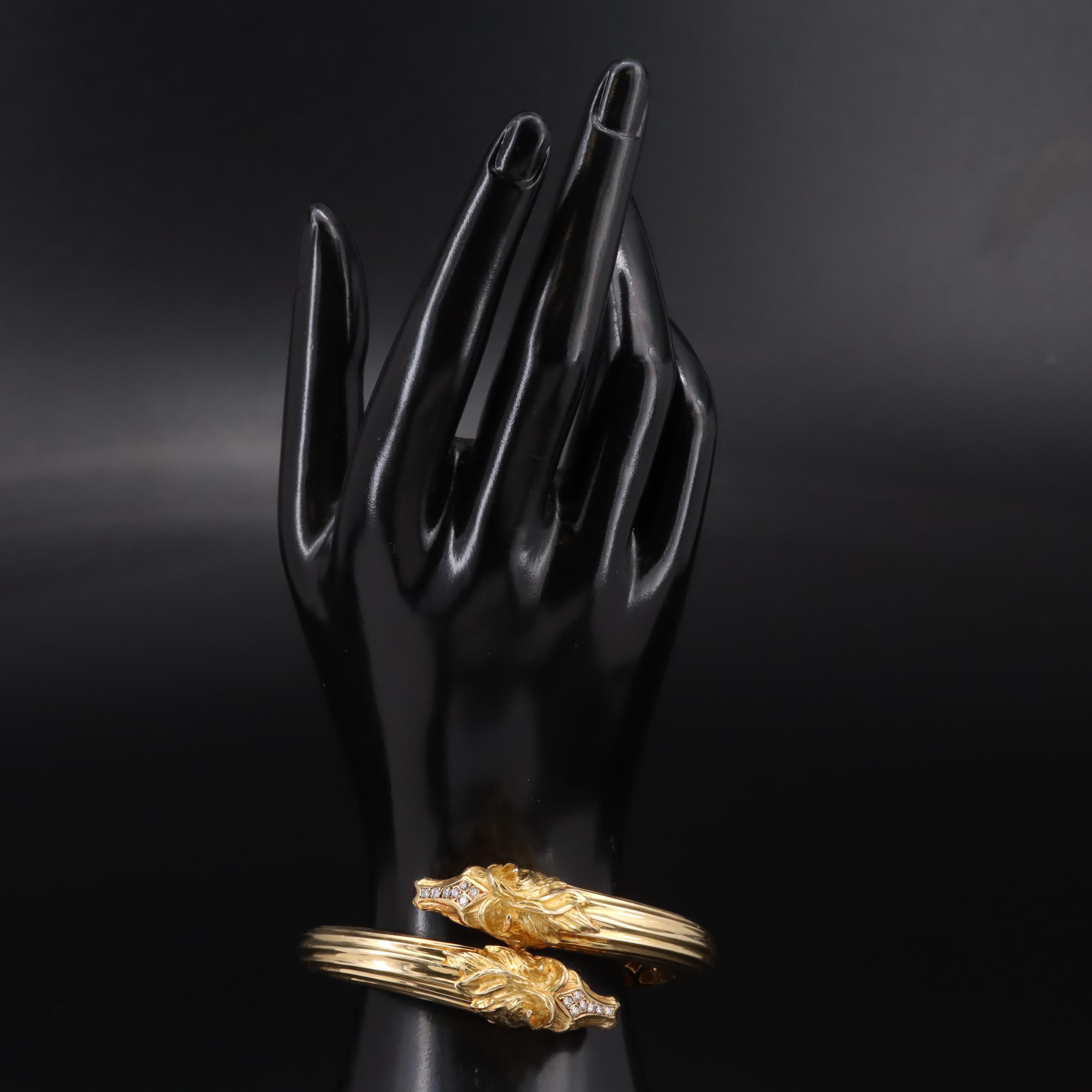 Maramenos & Pateras 18K Diamond and Ruby "Horses" Bracelet