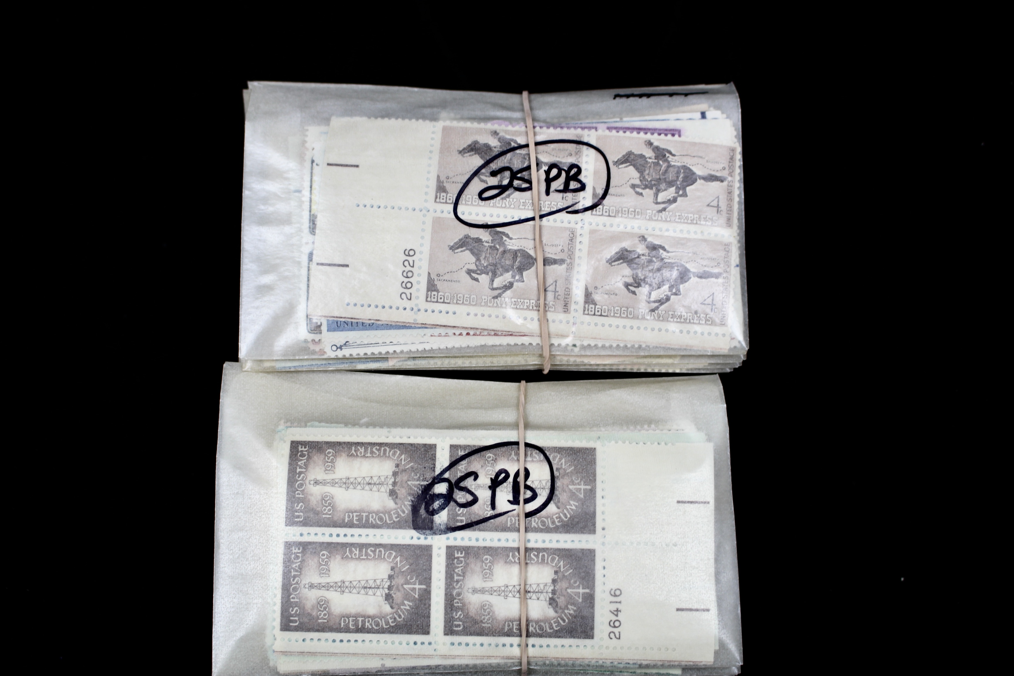 1,500 U.S. Postage Stamp Plate Blocks