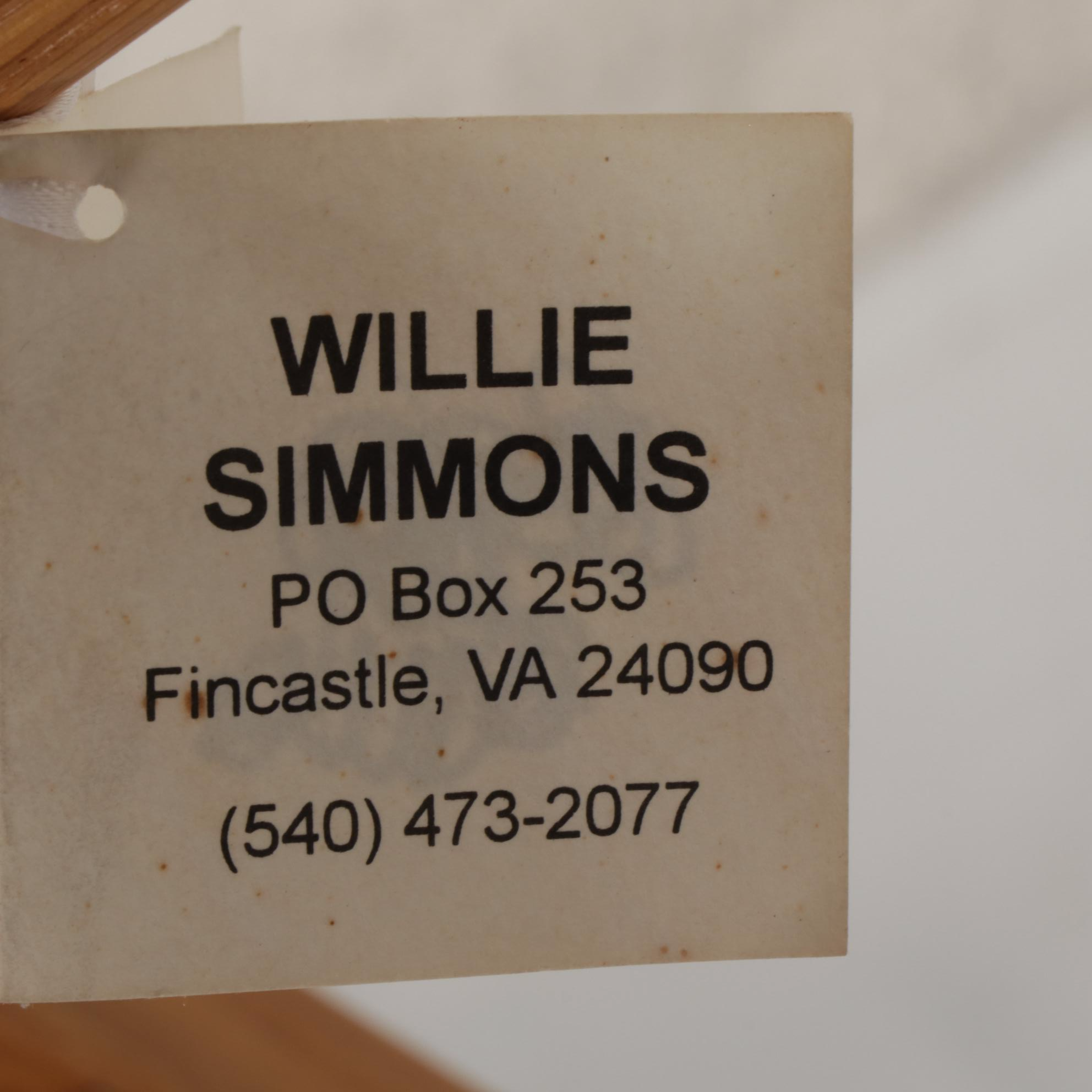 Willie Simmons Bench-Made Wooden Quilt Rack, 2021