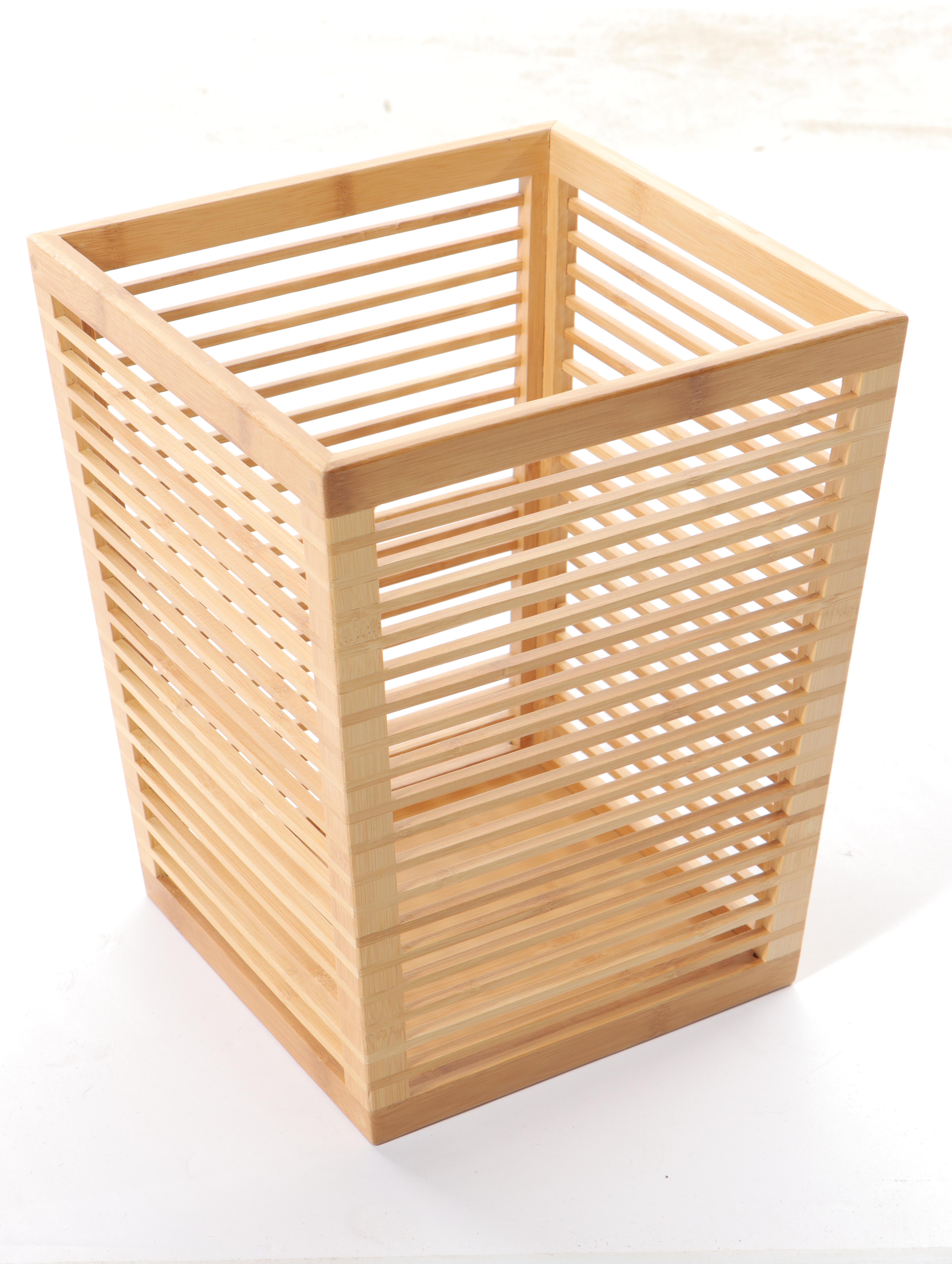 Four Pieces of Storage Furniture in Bamboo and Oak, Including MAGUS