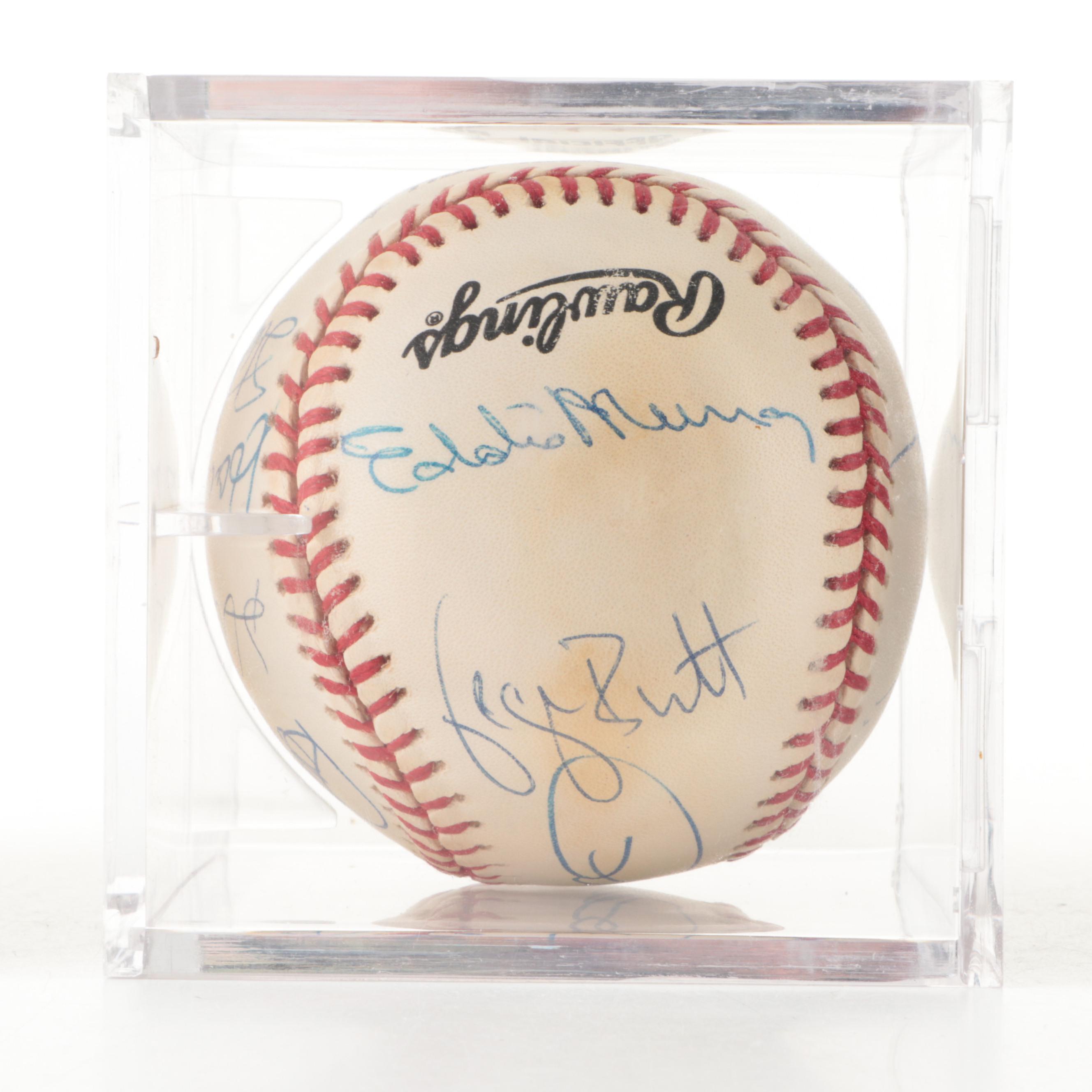 Mays, Aaron, Rose and More 3000th Hit Club Members Signed Rawlings NL Baseball