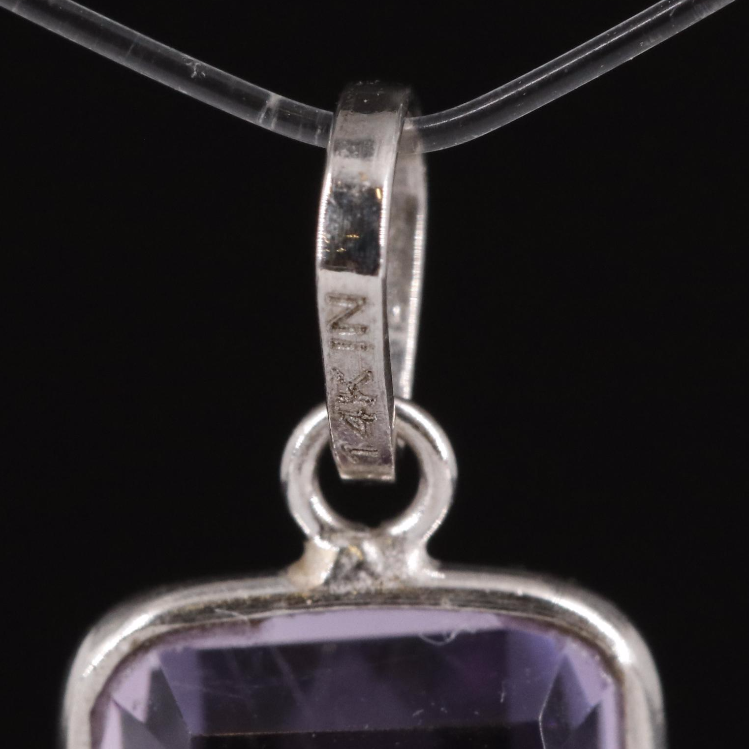 14K Amethyst Pendant