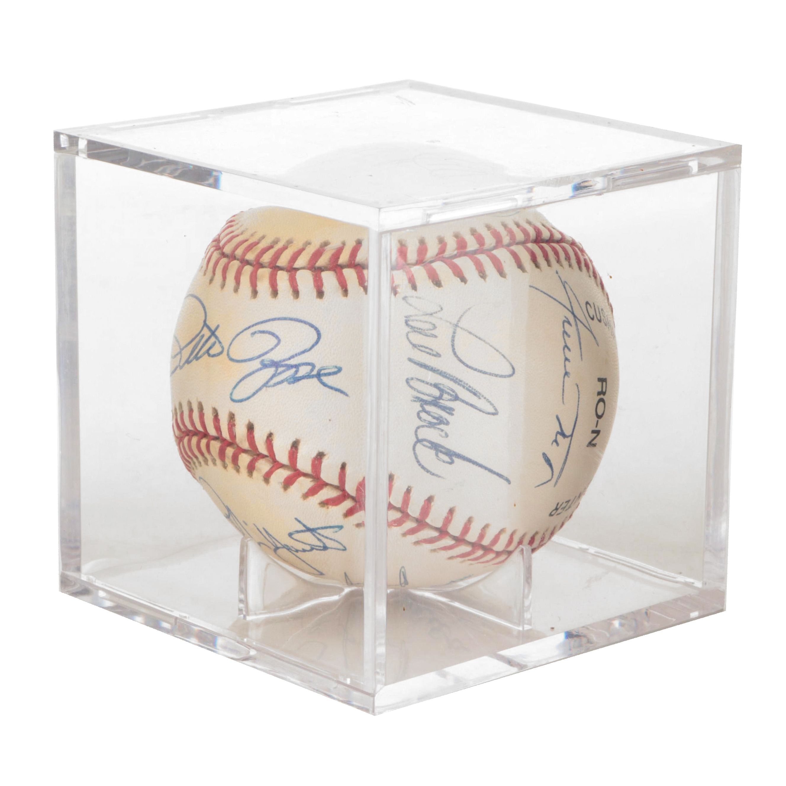 Mays, Aaron, Rose and More 3000th Hit Club Members Signed Rawlings NL Baseball