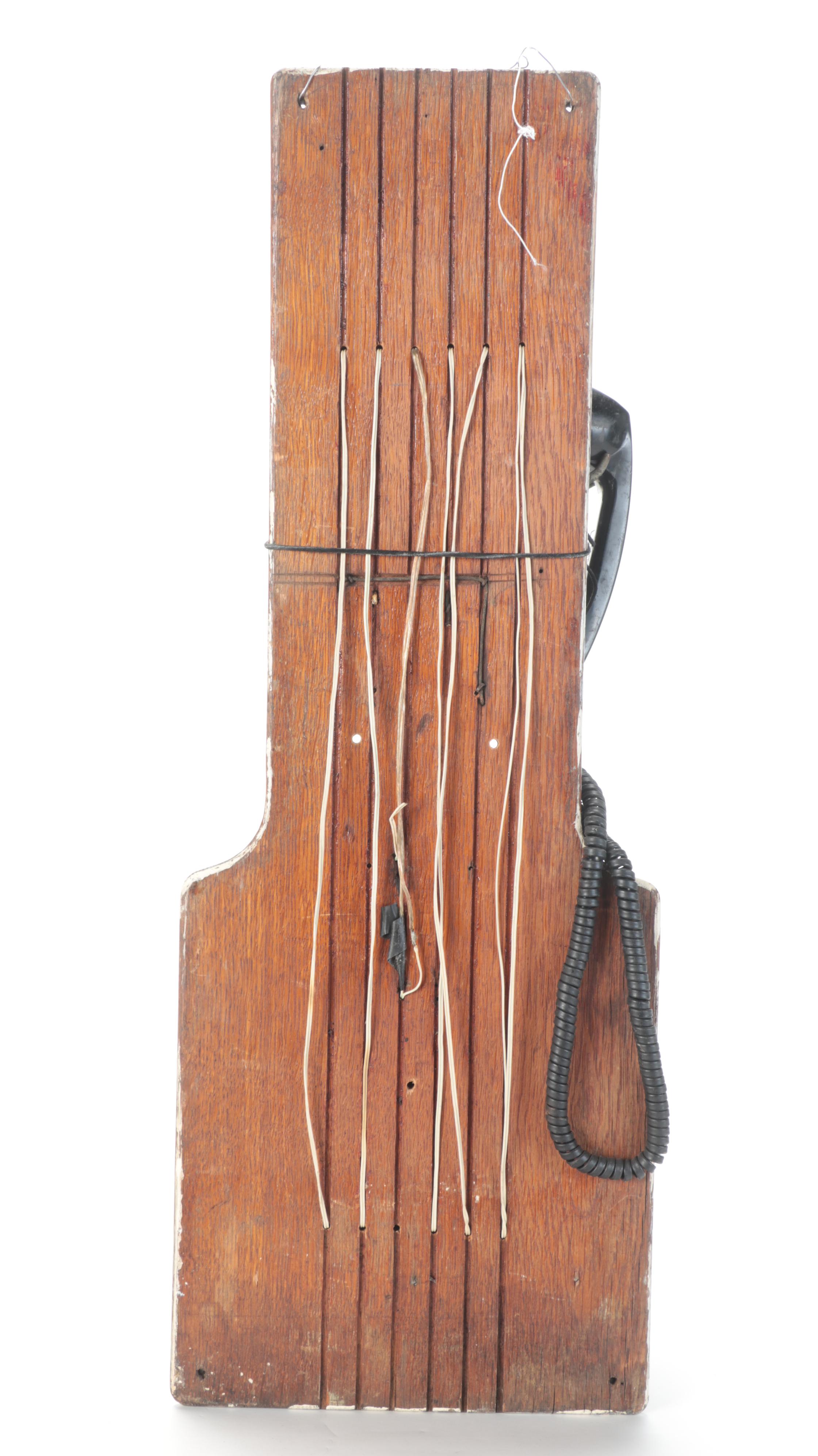 Keystone Telephone Company Wall Mount Telephone With Rotary Dial