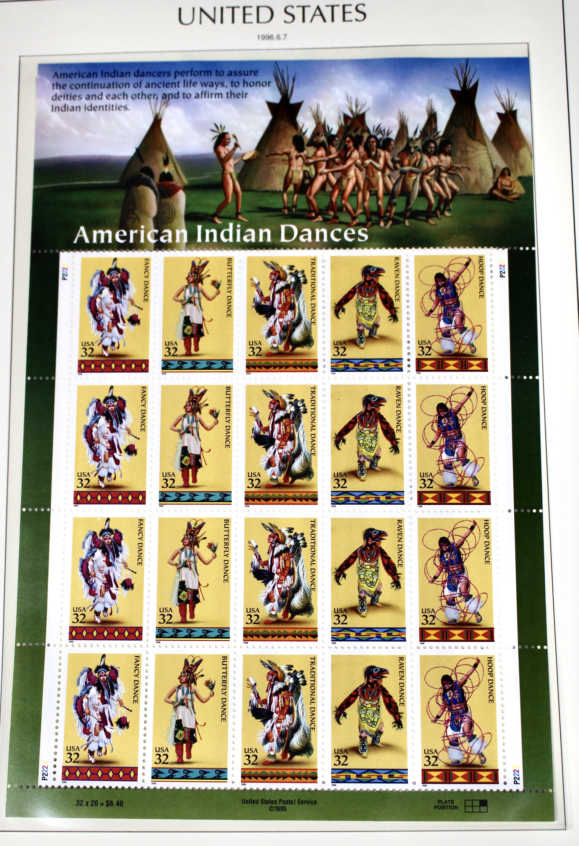 Mint Condition U.S. Postage Stamp Collection on Hingeless Pages, 1990-1997