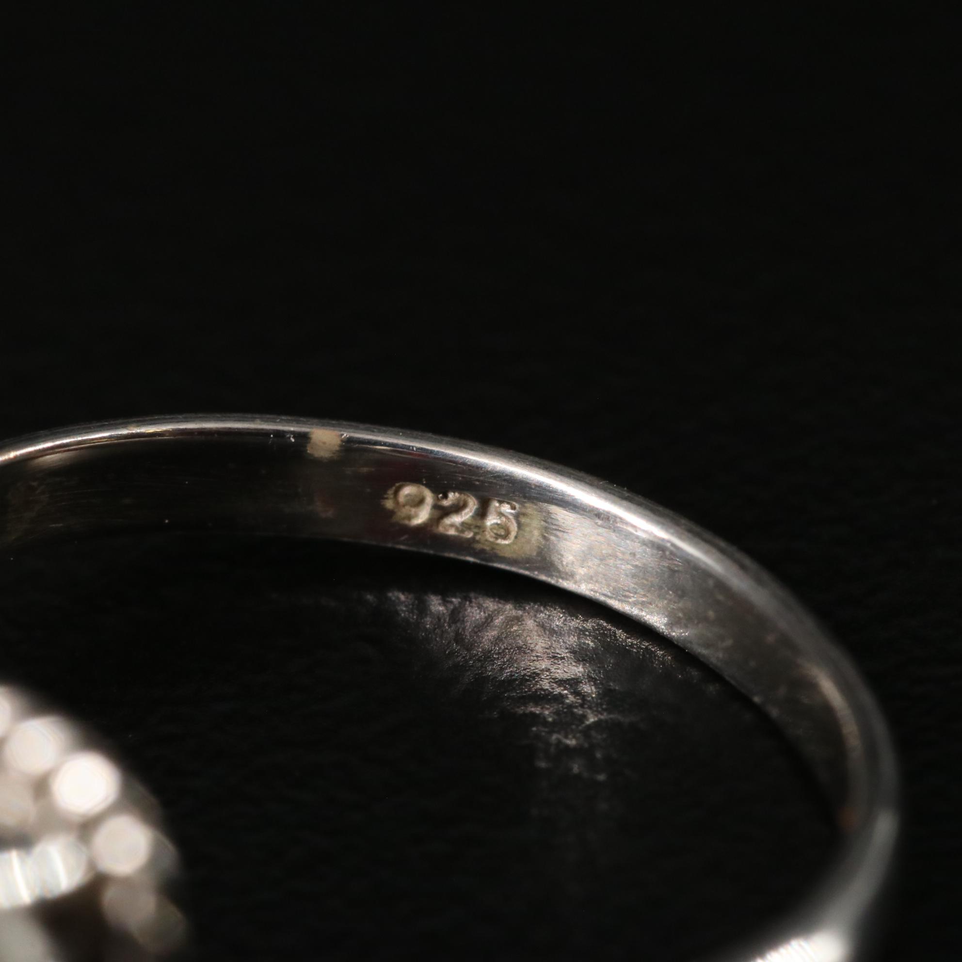 Sterling Garnet Ring