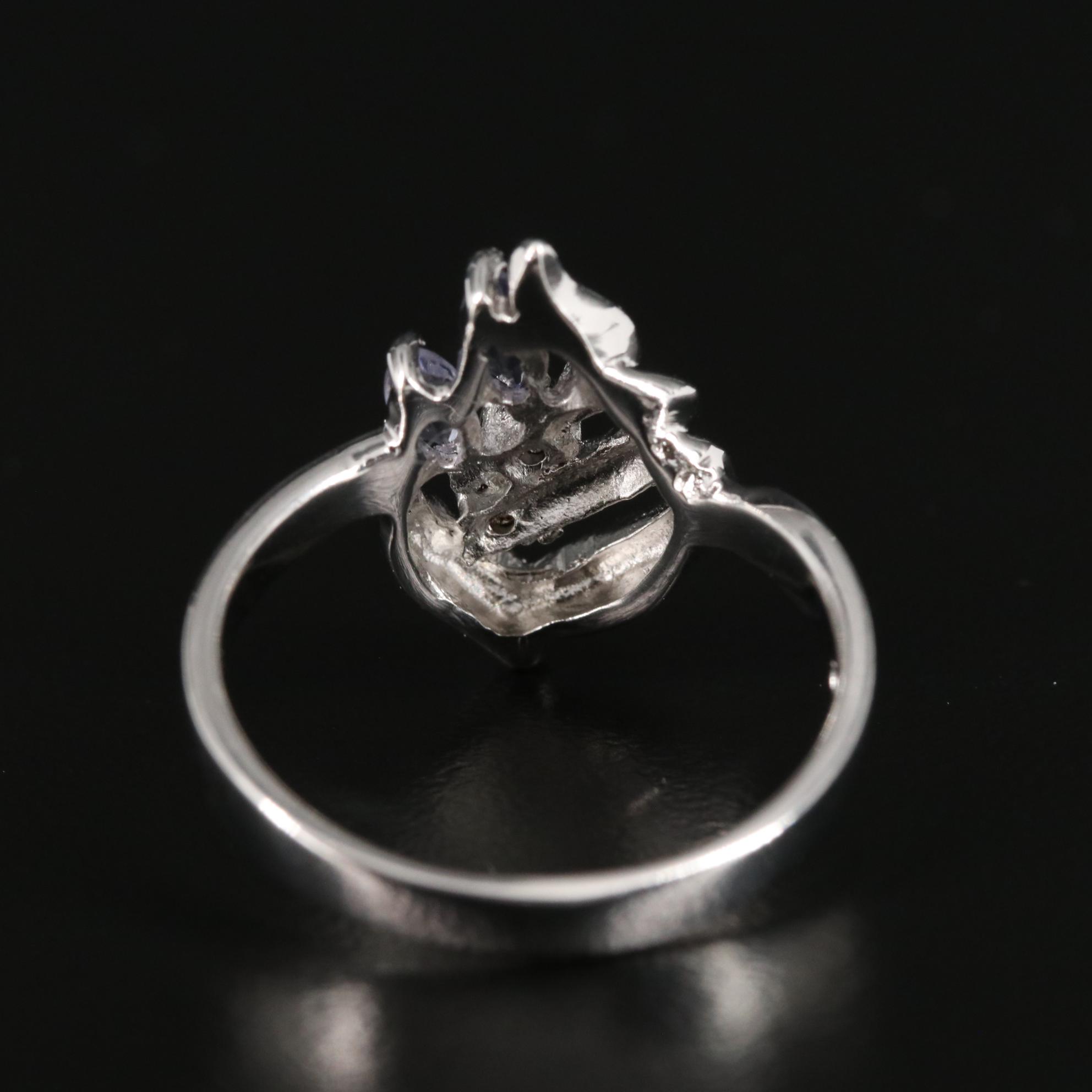 Sterling Iolite Ring
