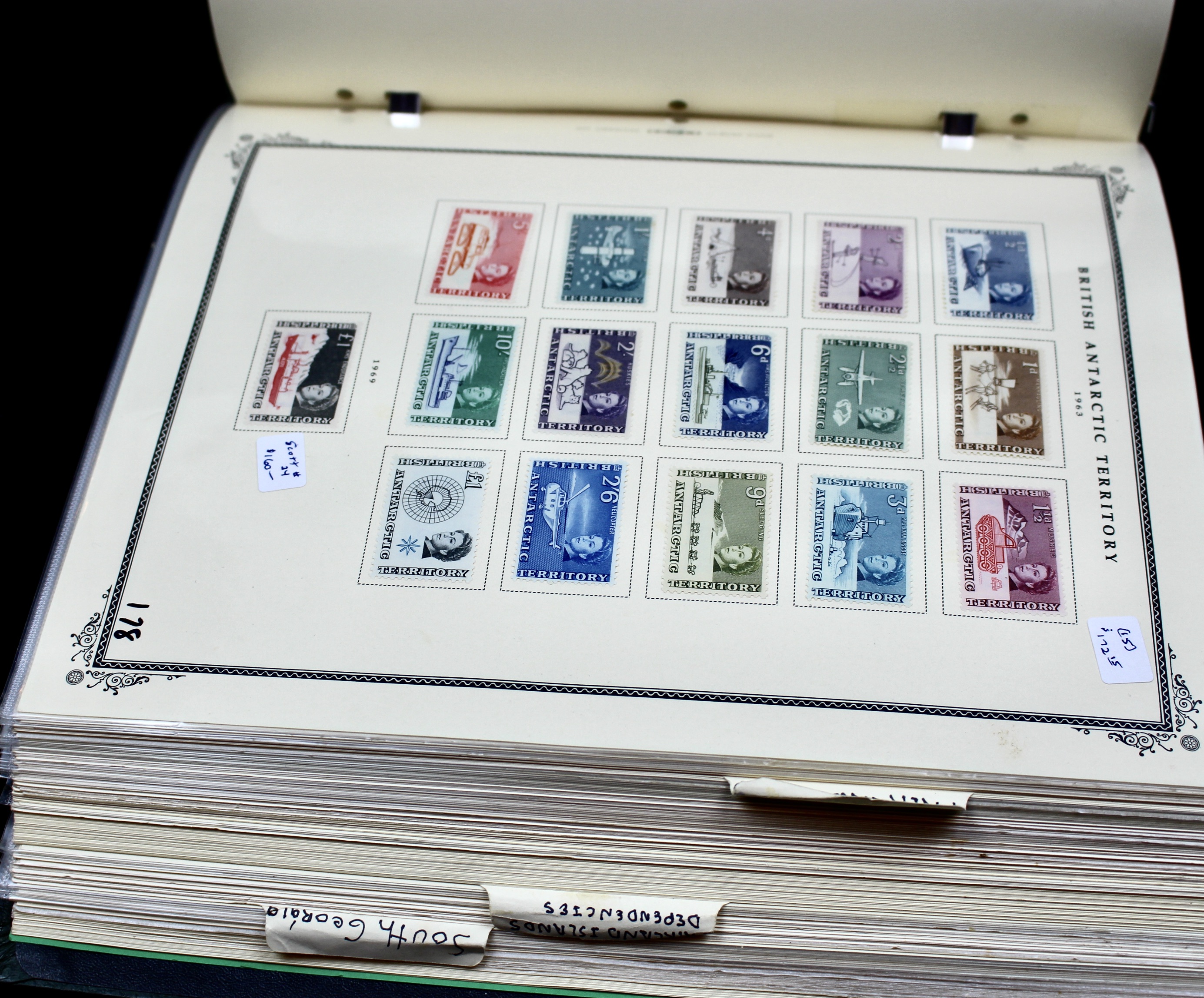 Mint Condition British South Atlantic Stamp Collection