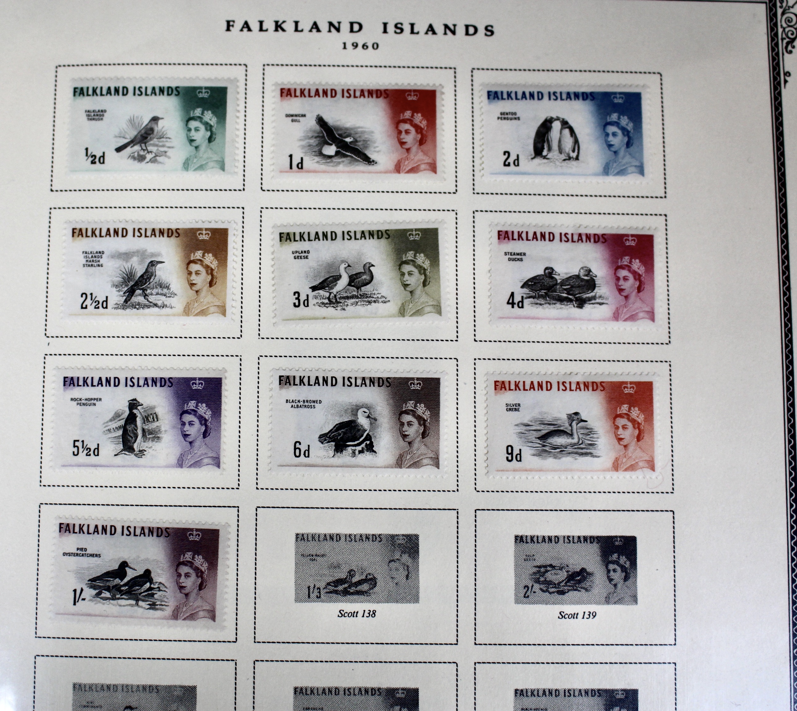 Mint Condition British South Atlantic Stamp Collection