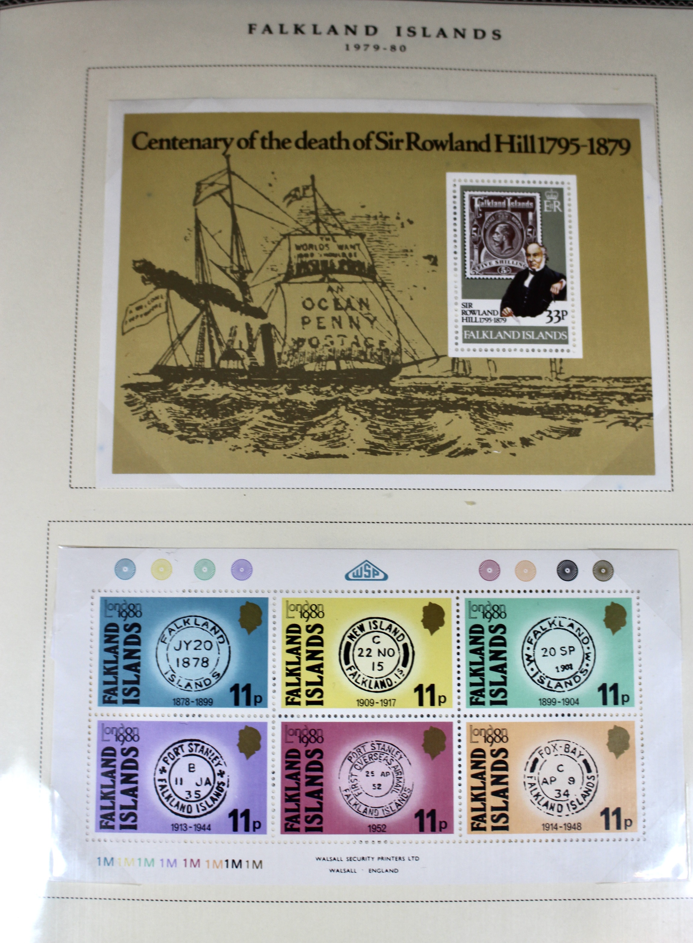 Mint Condition British South Atlantic Stamp Collection