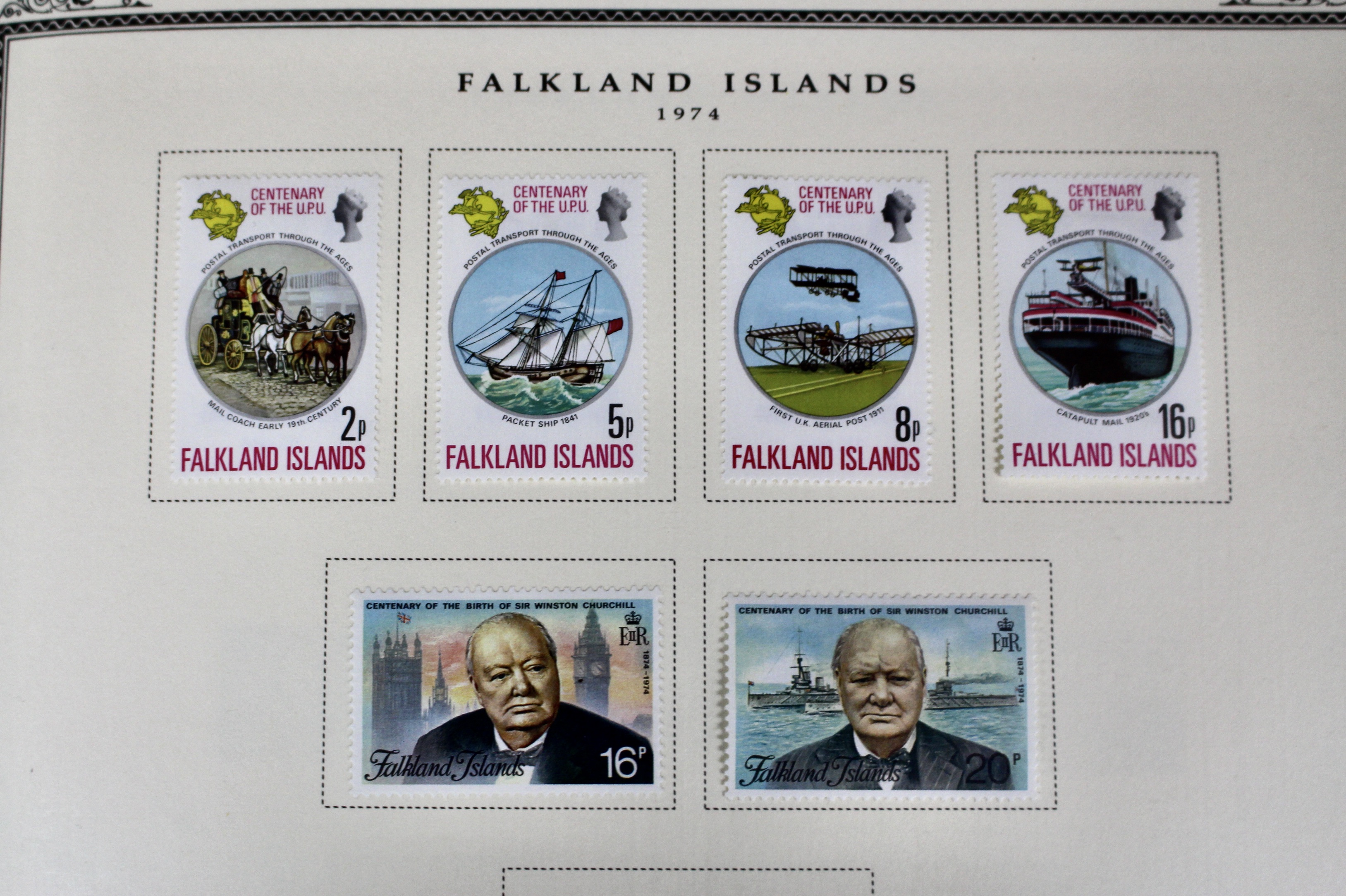 Mint Condition British South Atlantic Stamp Collection