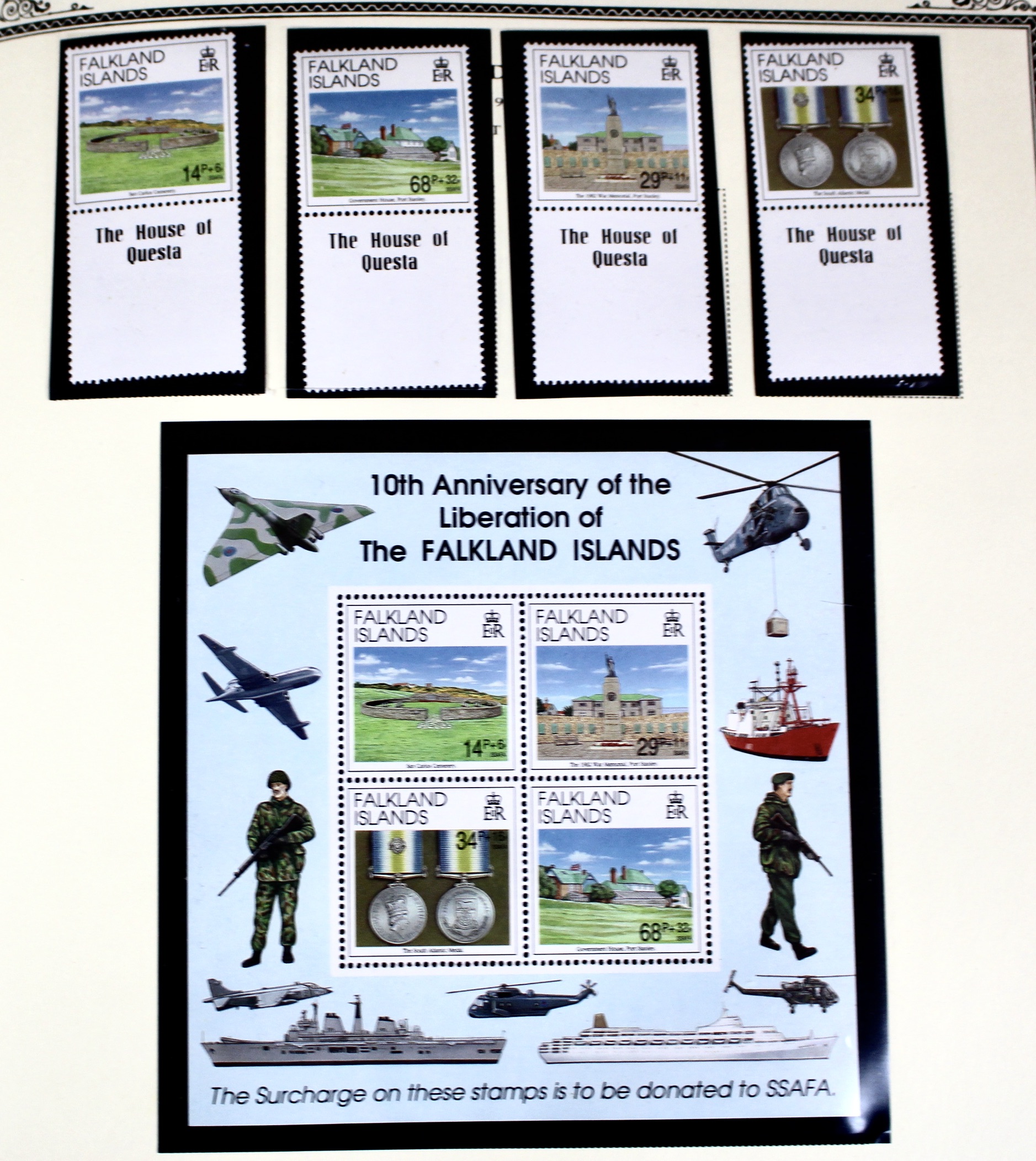 Mint Condition British South Atlantic Stamp Collection