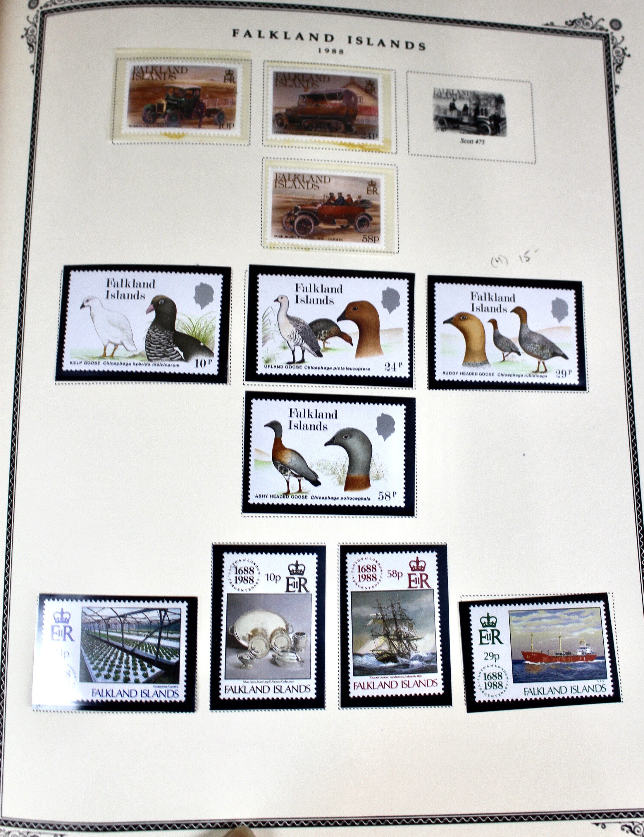 Mint Condition British South Atlantic Stamp Collection