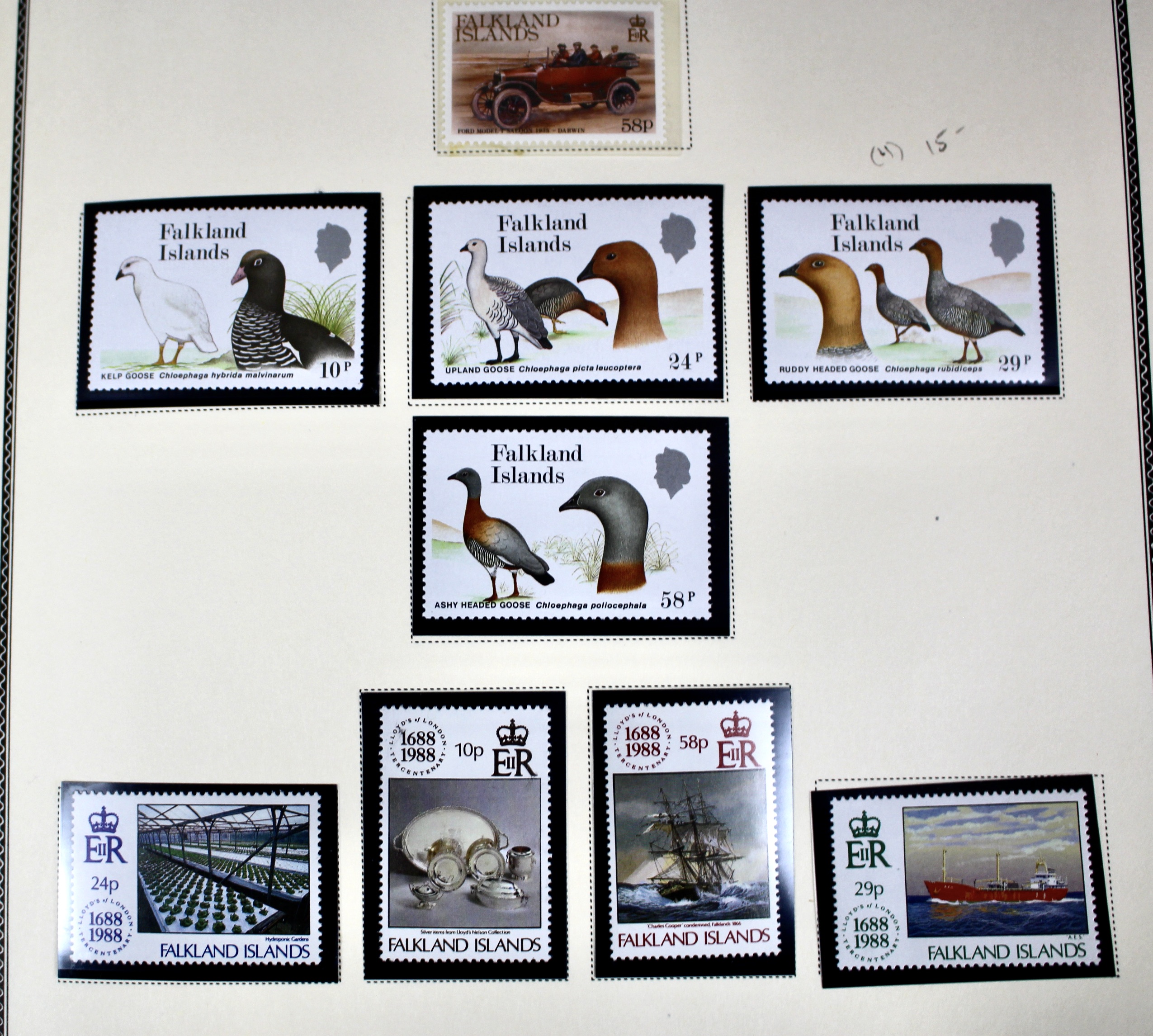 Mint Condition British South Atlantic Stamp Collection