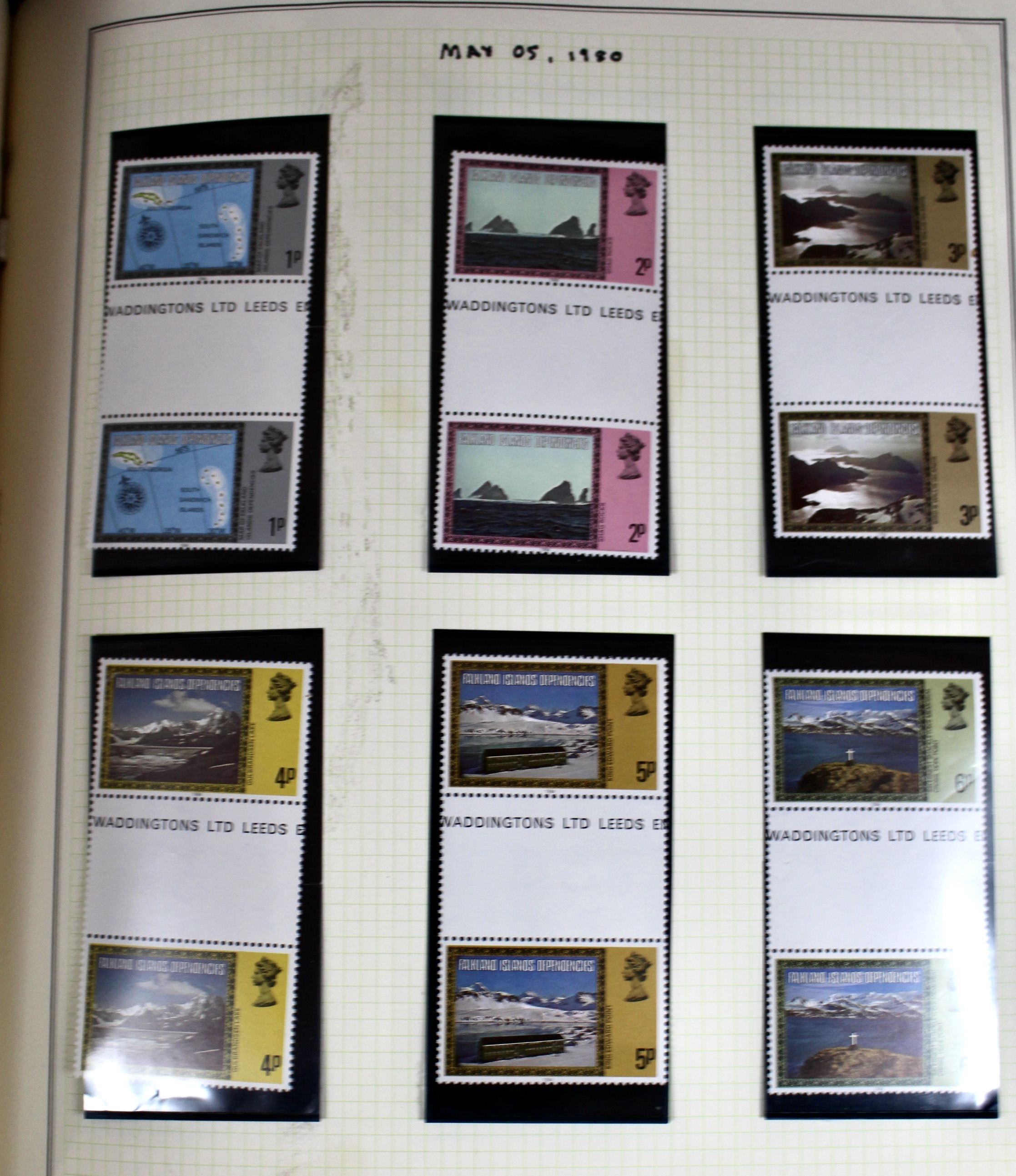 Mint Condition British South Atlantic Stamp Collection