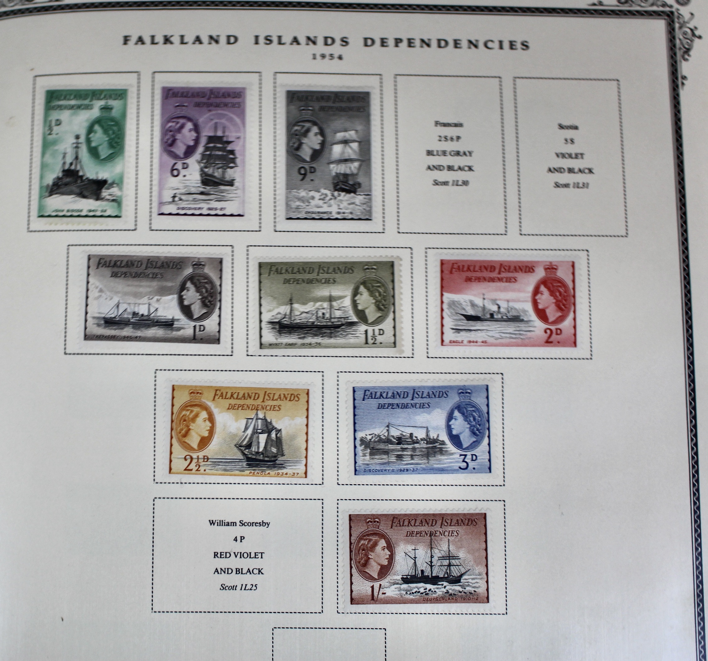 Mint Condition British South Atlantic Stamp Collection