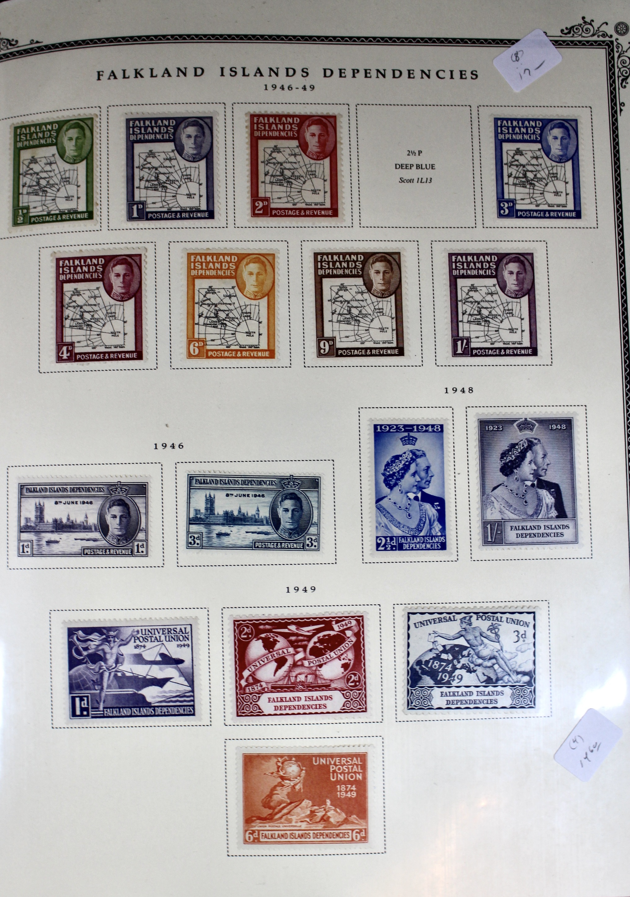 Mint Condition British South Atlantic Stamp Collection