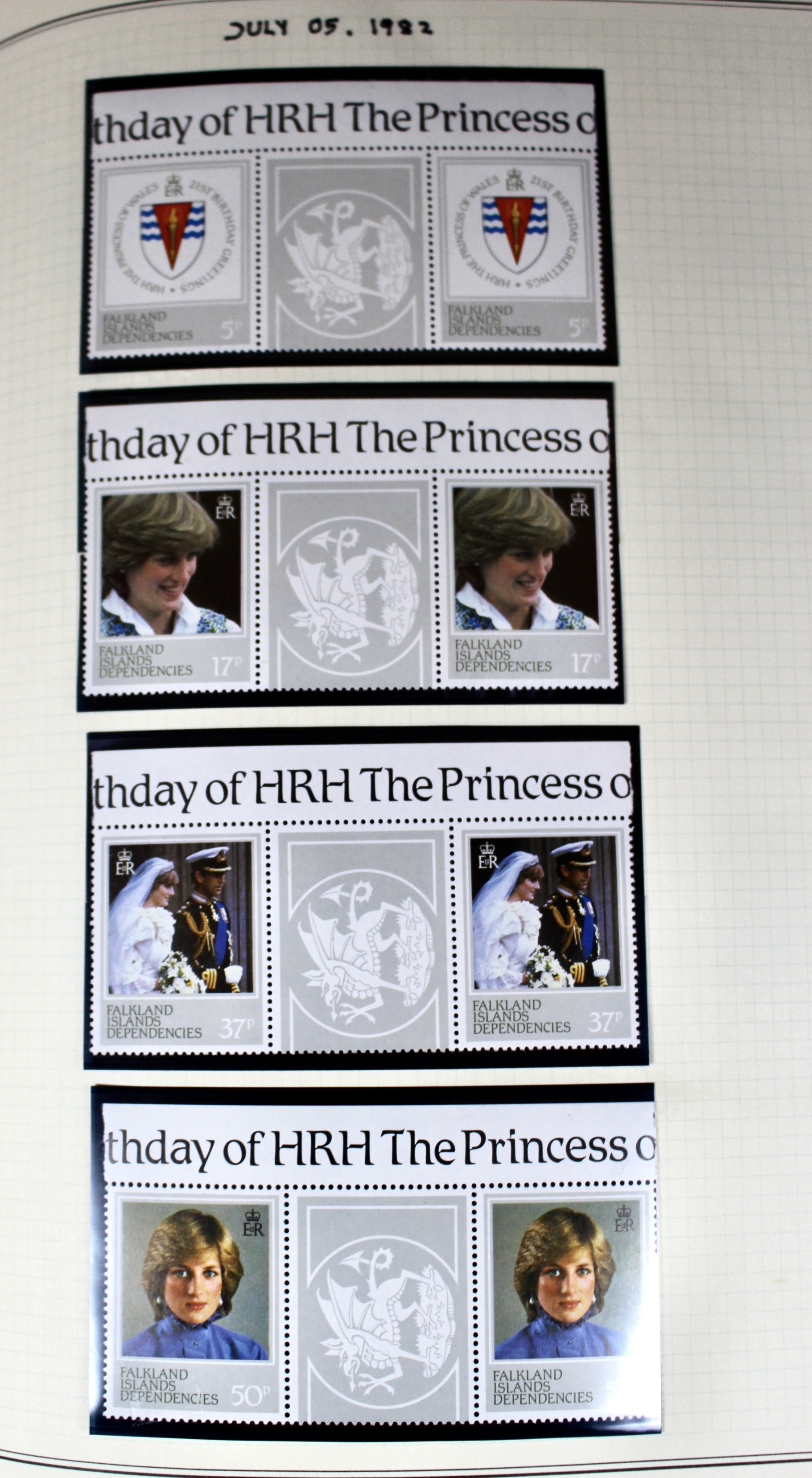 Mint Condition British South Atlantic Stamp Collection