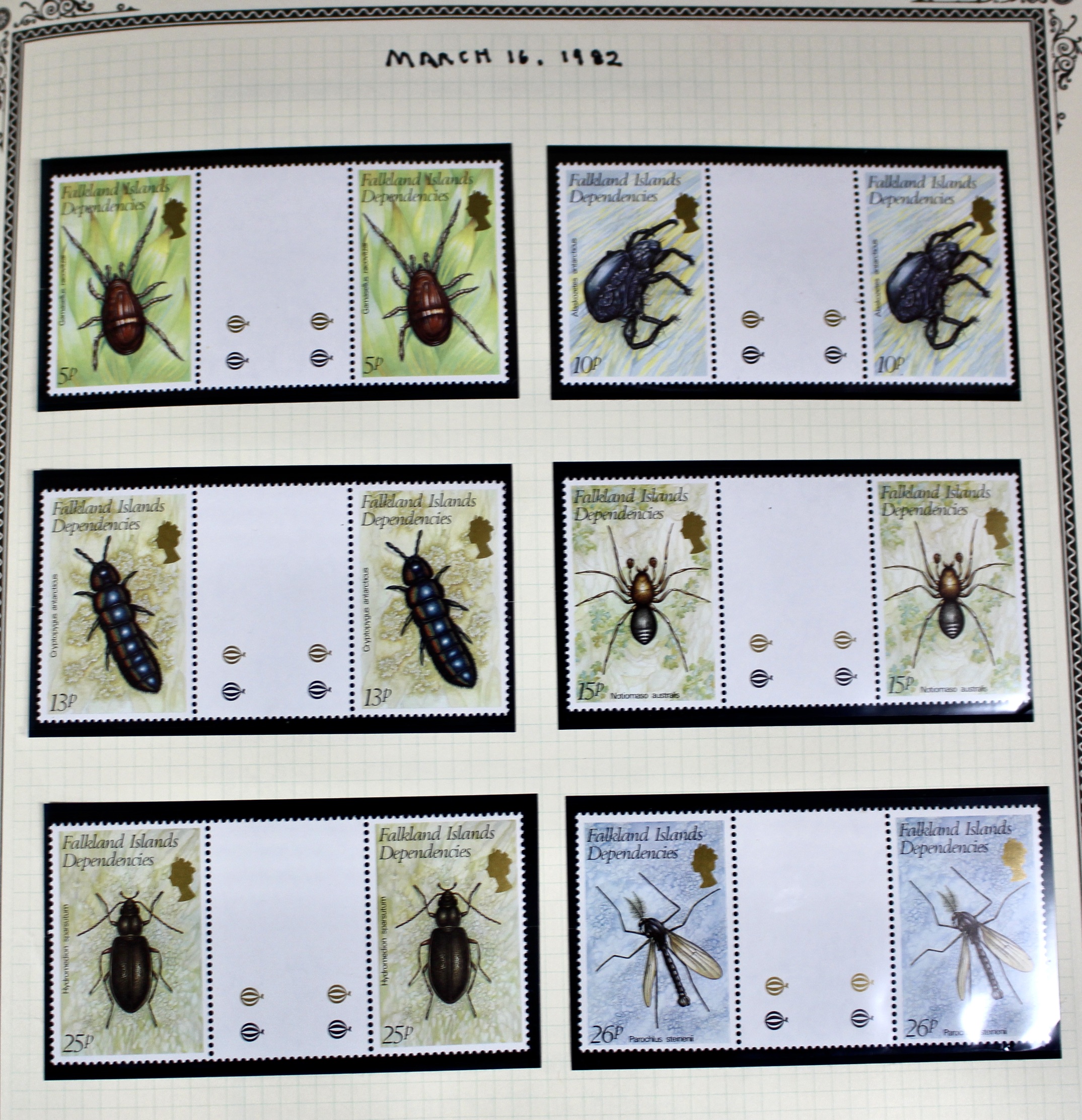 Mint Condition British South Atlantic Stamp Collection