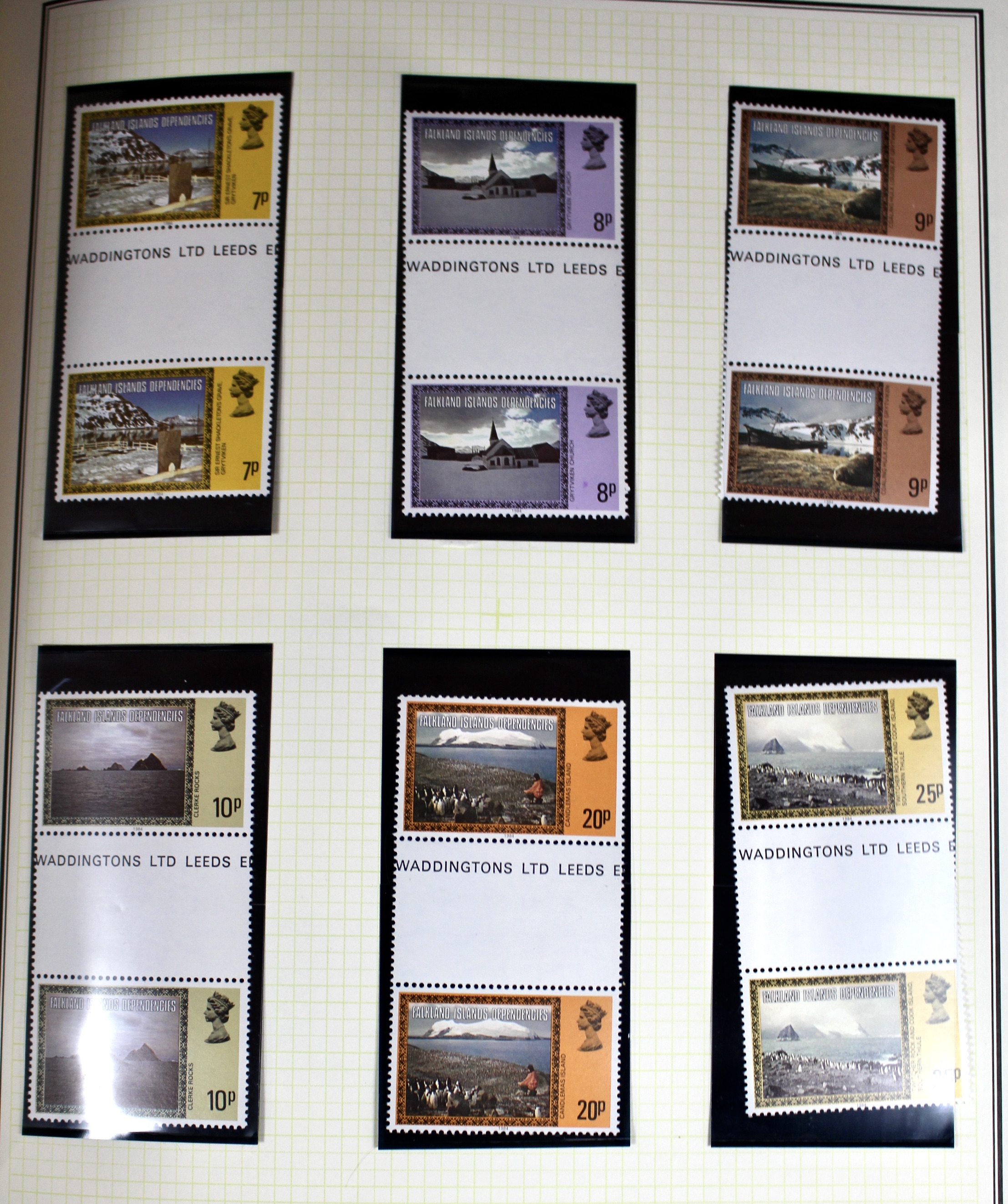 Mint Condition British South Atlantic Stamp Collection