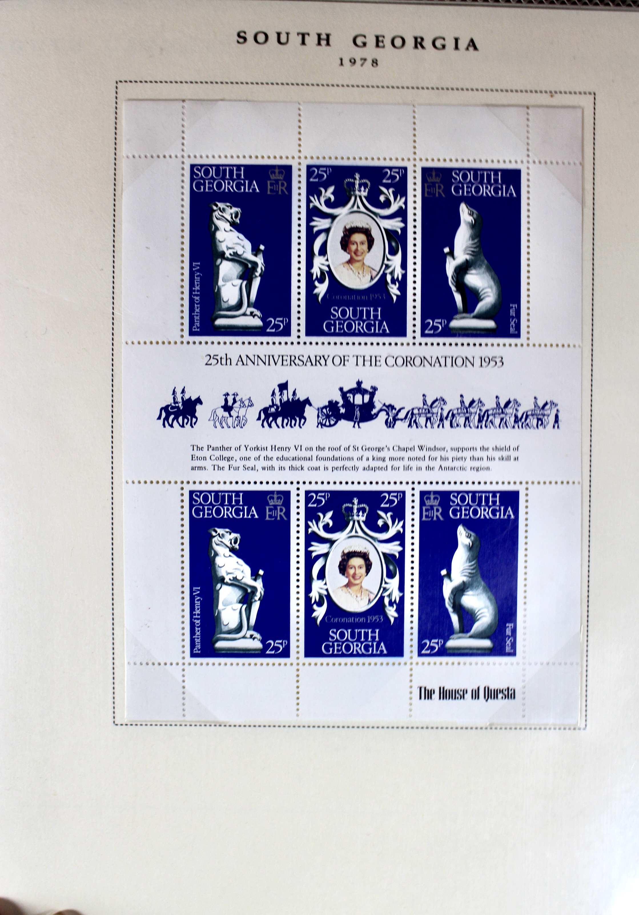 Mint Condition British South Atlantic Stamp Collection