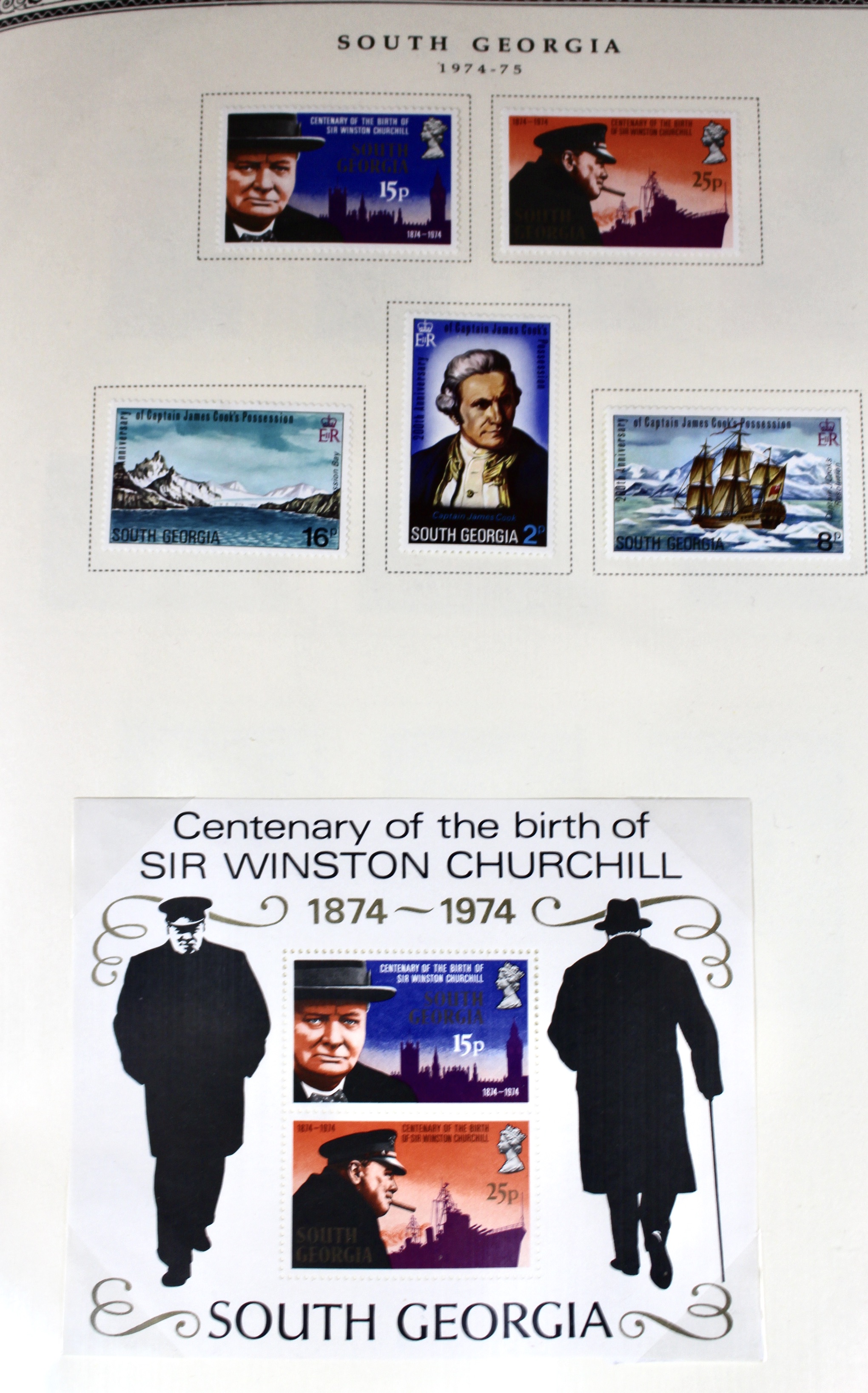 Mint Condition British South Atlantic Stamp Collection