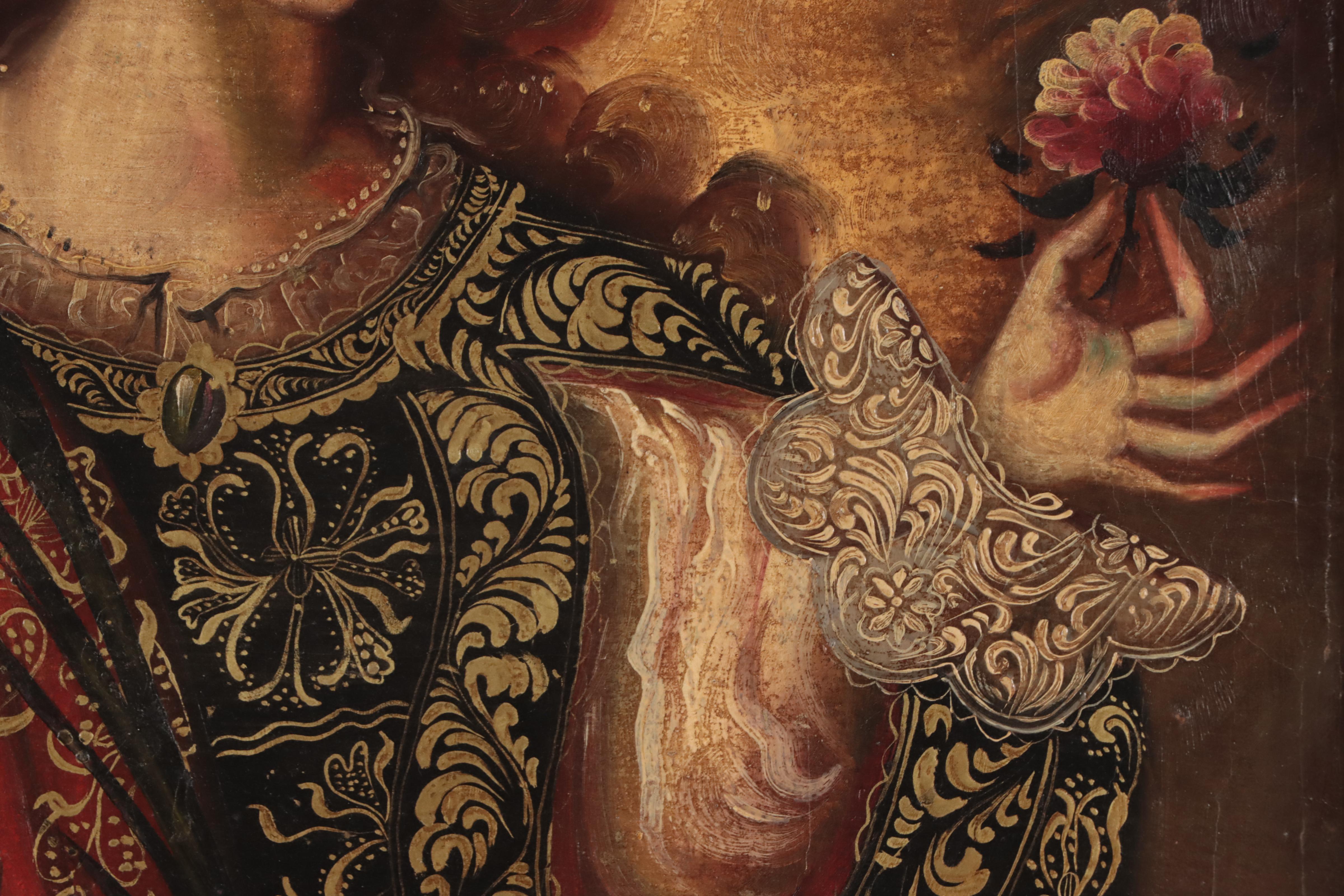 Cuzco School Oil Painting of Young Christ, Early 20th Century