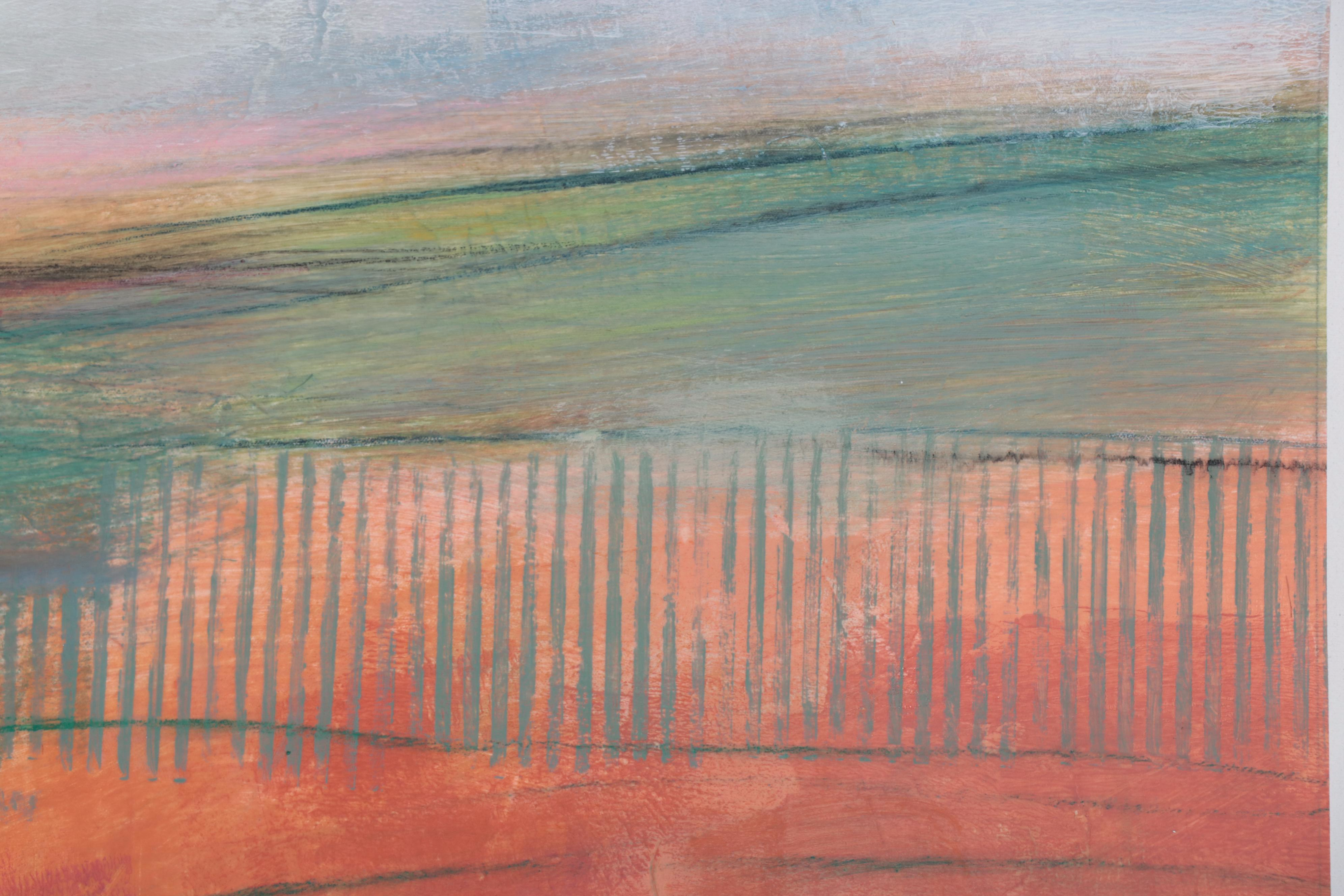 Ursula J. Brenner Non-objective Mixed Media Painting