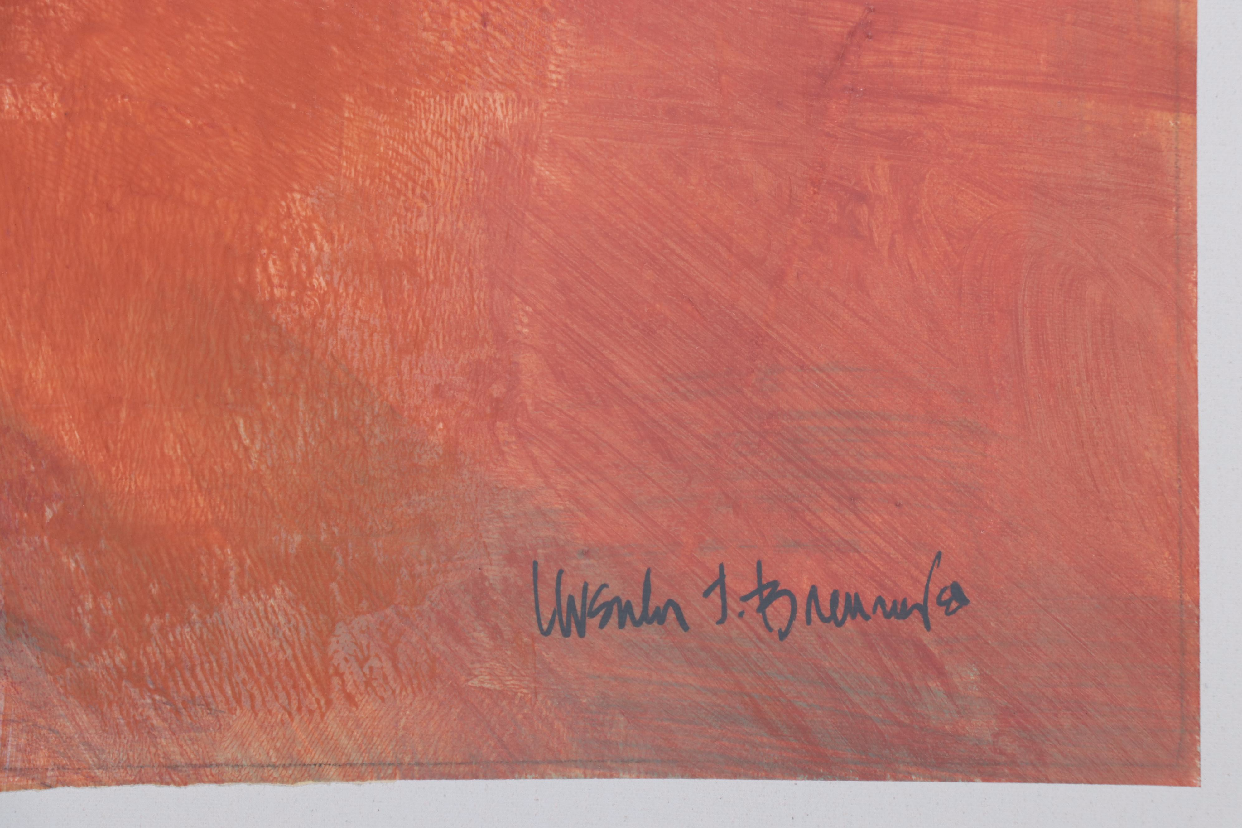 Ursula J. Brenner Non-objective Mixed Media Painting