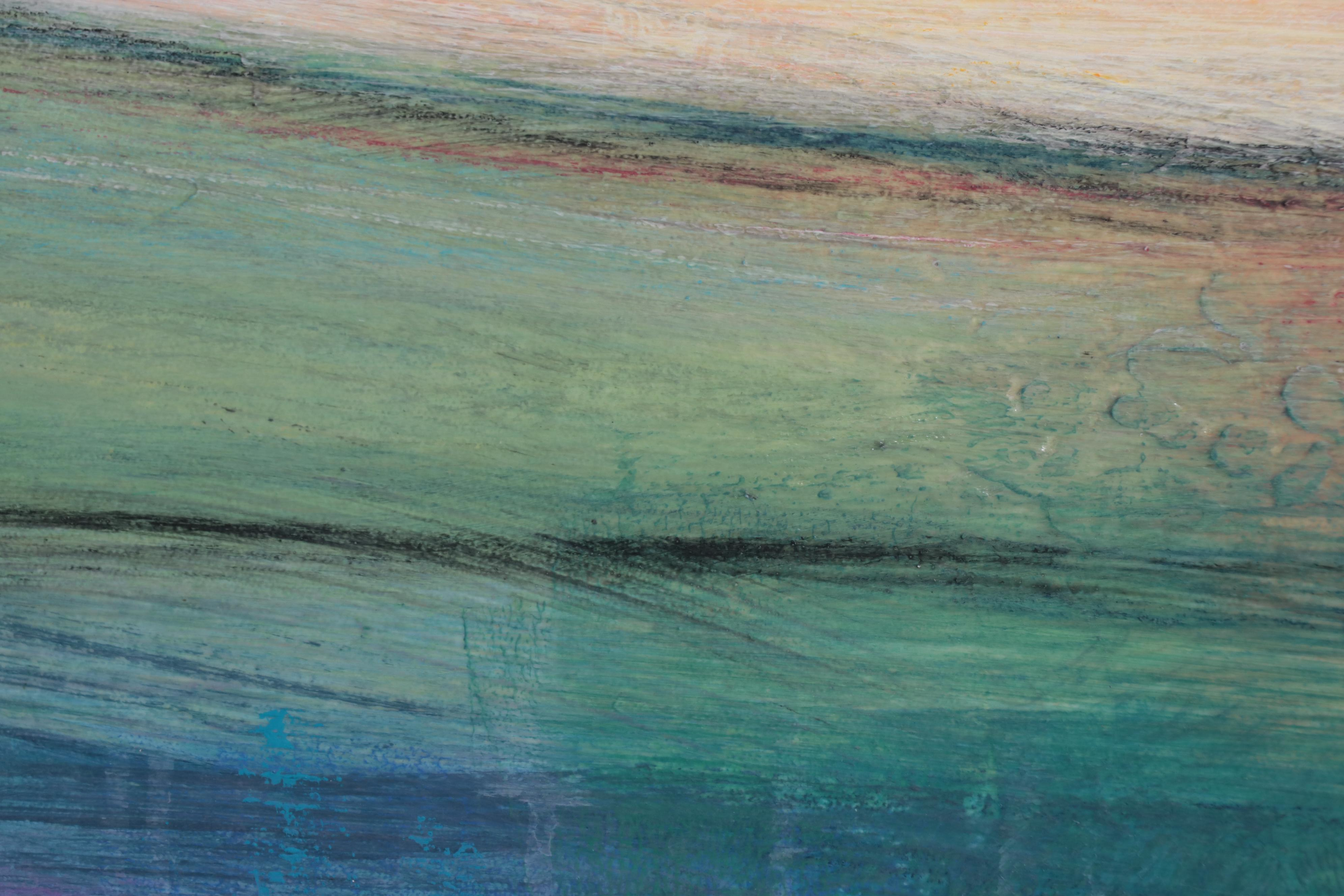 Ursula J. Brenner Non-objective Mixed Media Painting