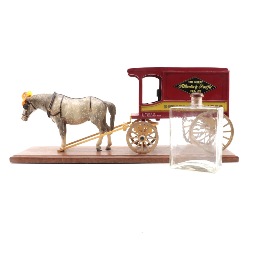 McCormick Decanter with Beyer "Old Timer" Horse, 1984