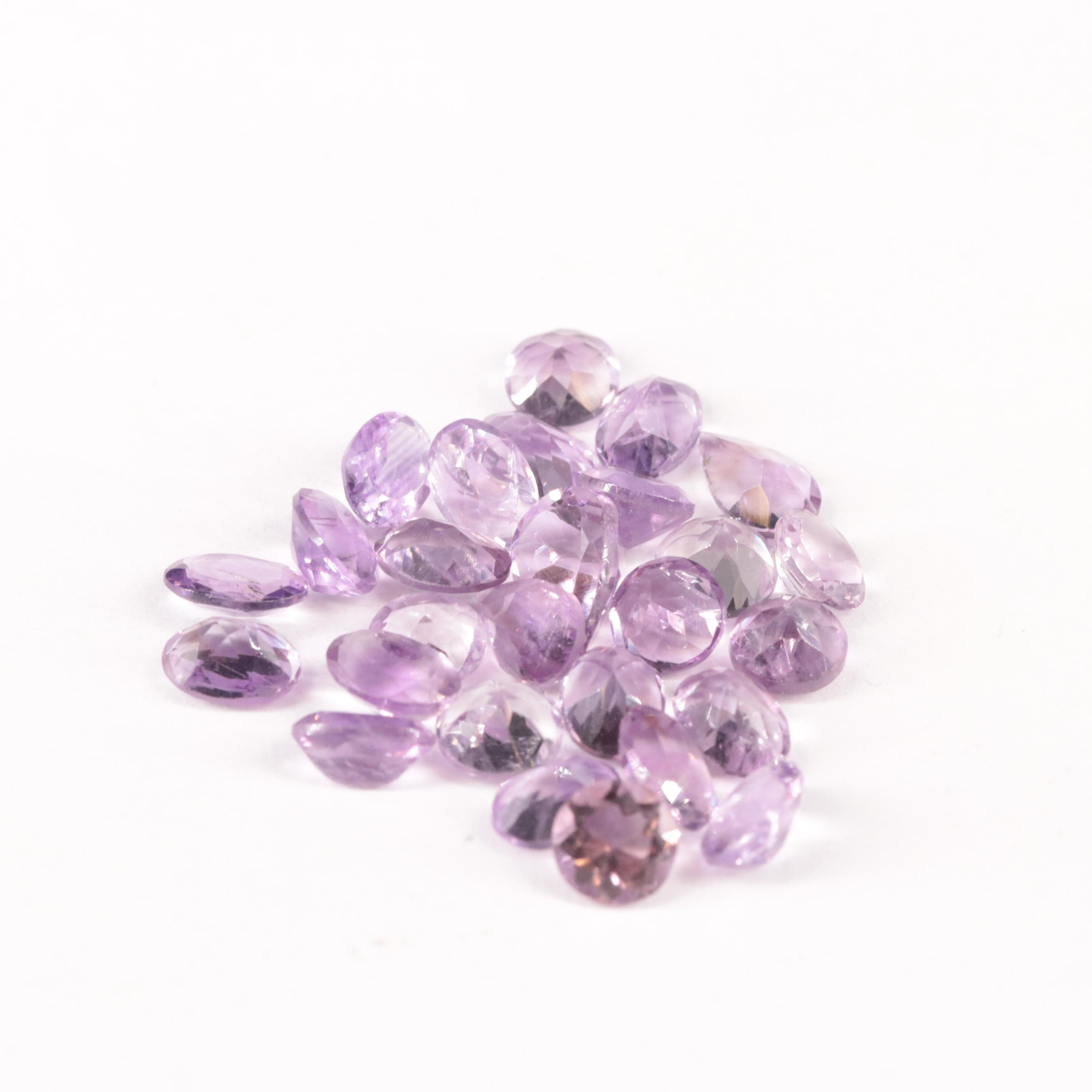 Loose 21.00 CTW Amethyst Lot