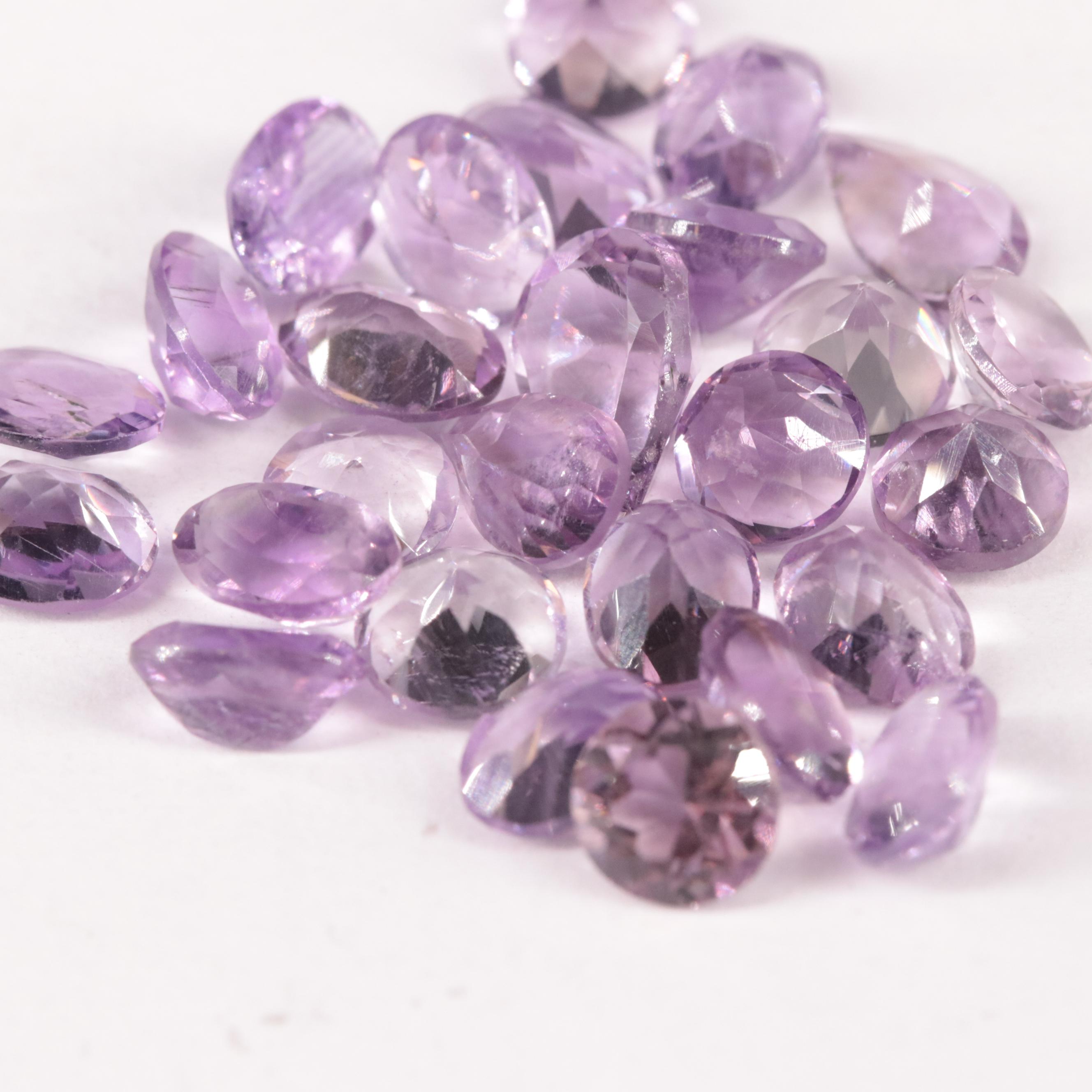 Loose 21.00 CTW Amethyst Lot