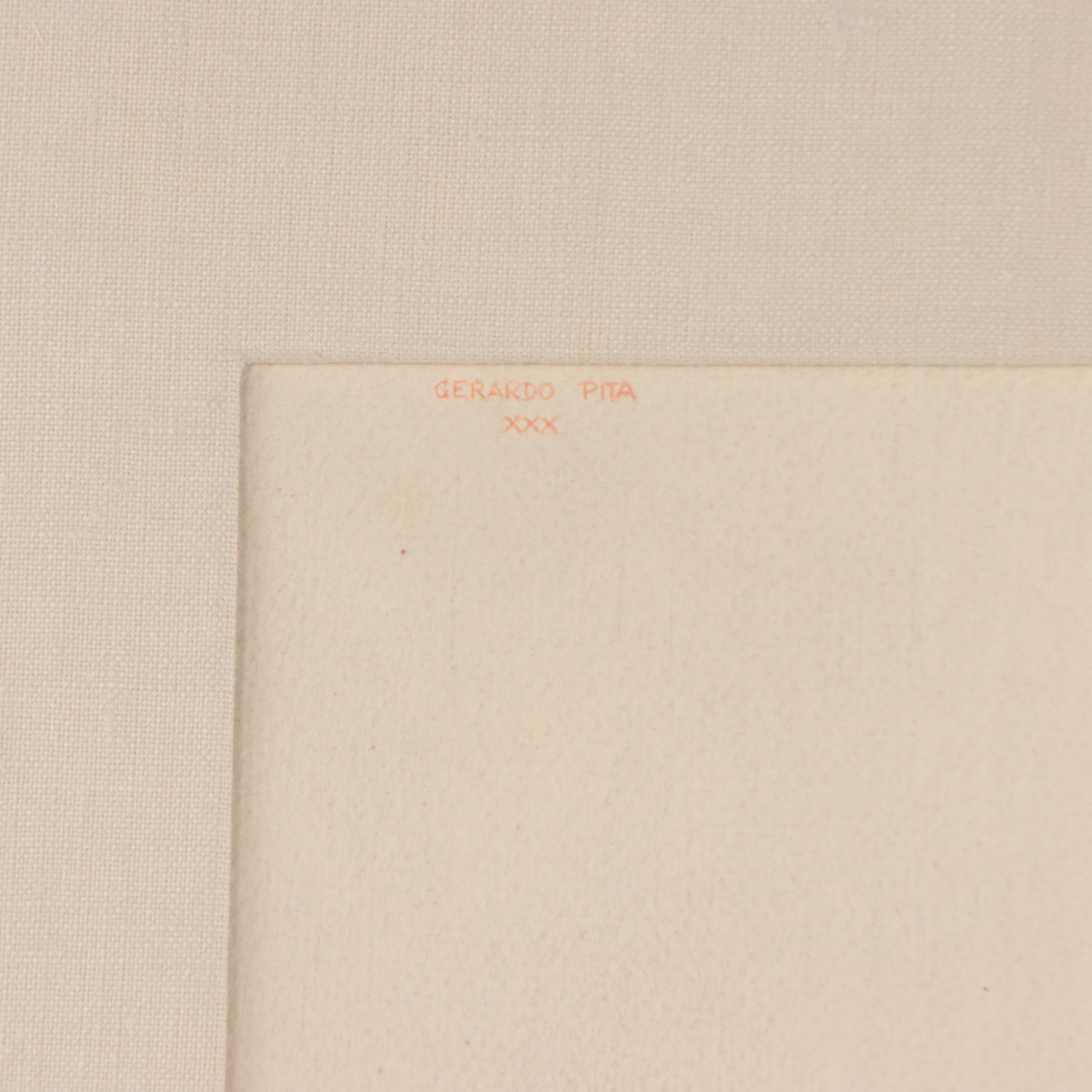 Gerardo Pita Still Life Silverpoint Drawing, Late 20th Century