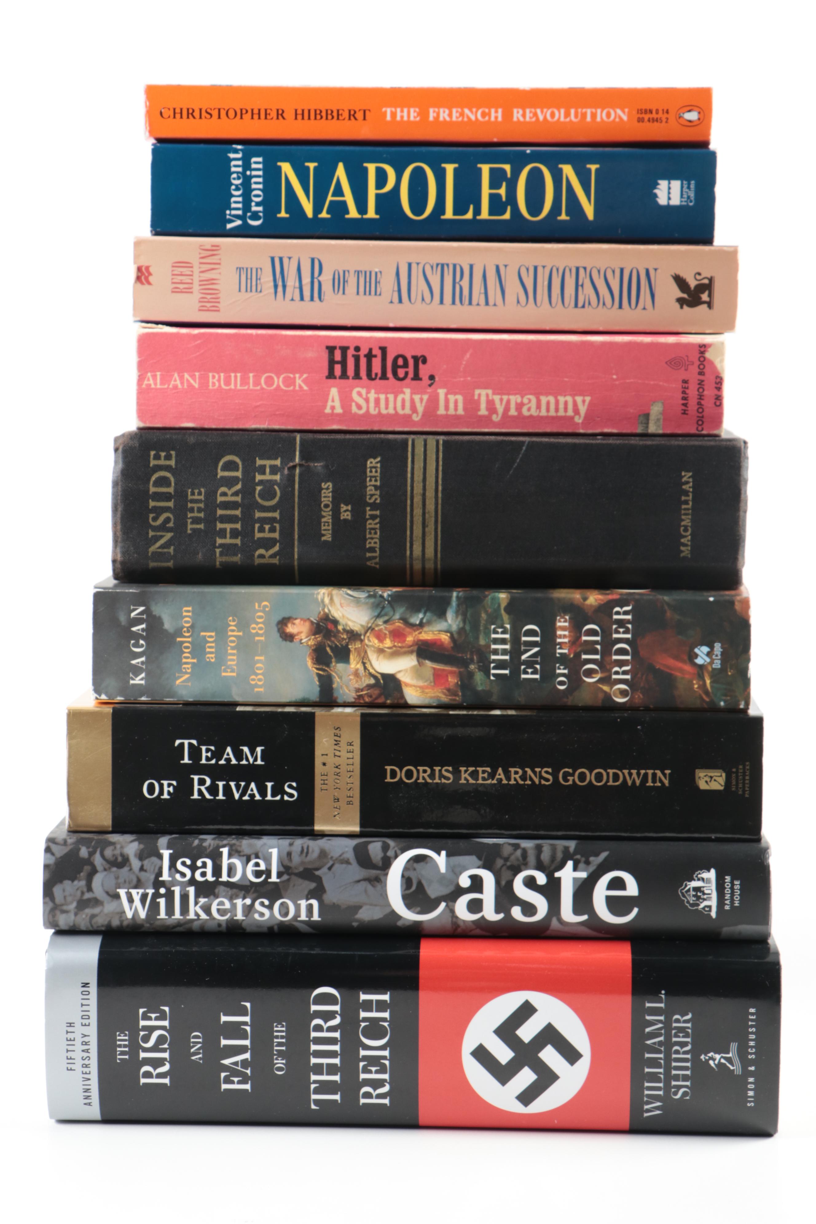 "The Rise and Fall of the Third Reich" and More History and War Books