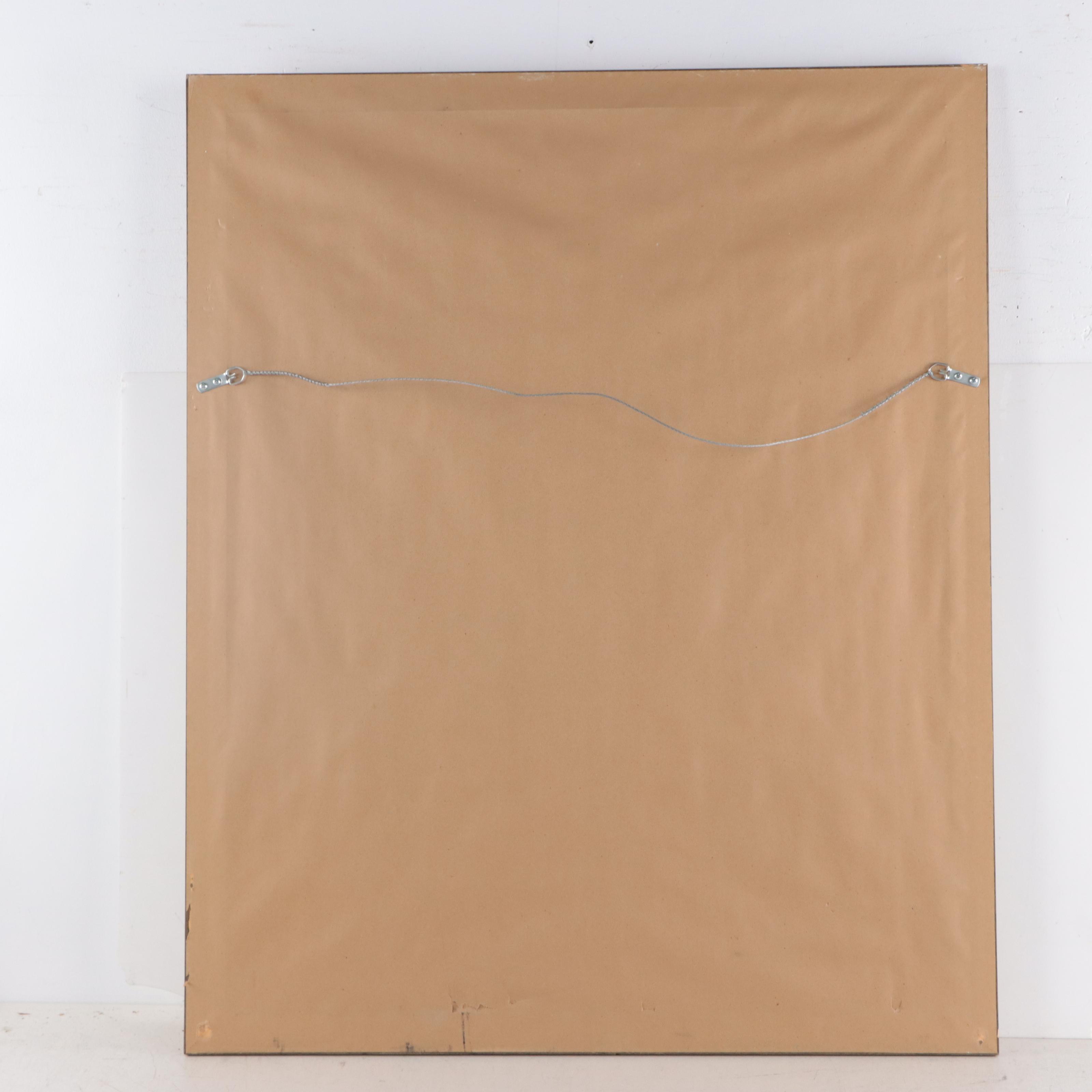 Watercolor Painting of English Chapel Interior, Early 20th Century