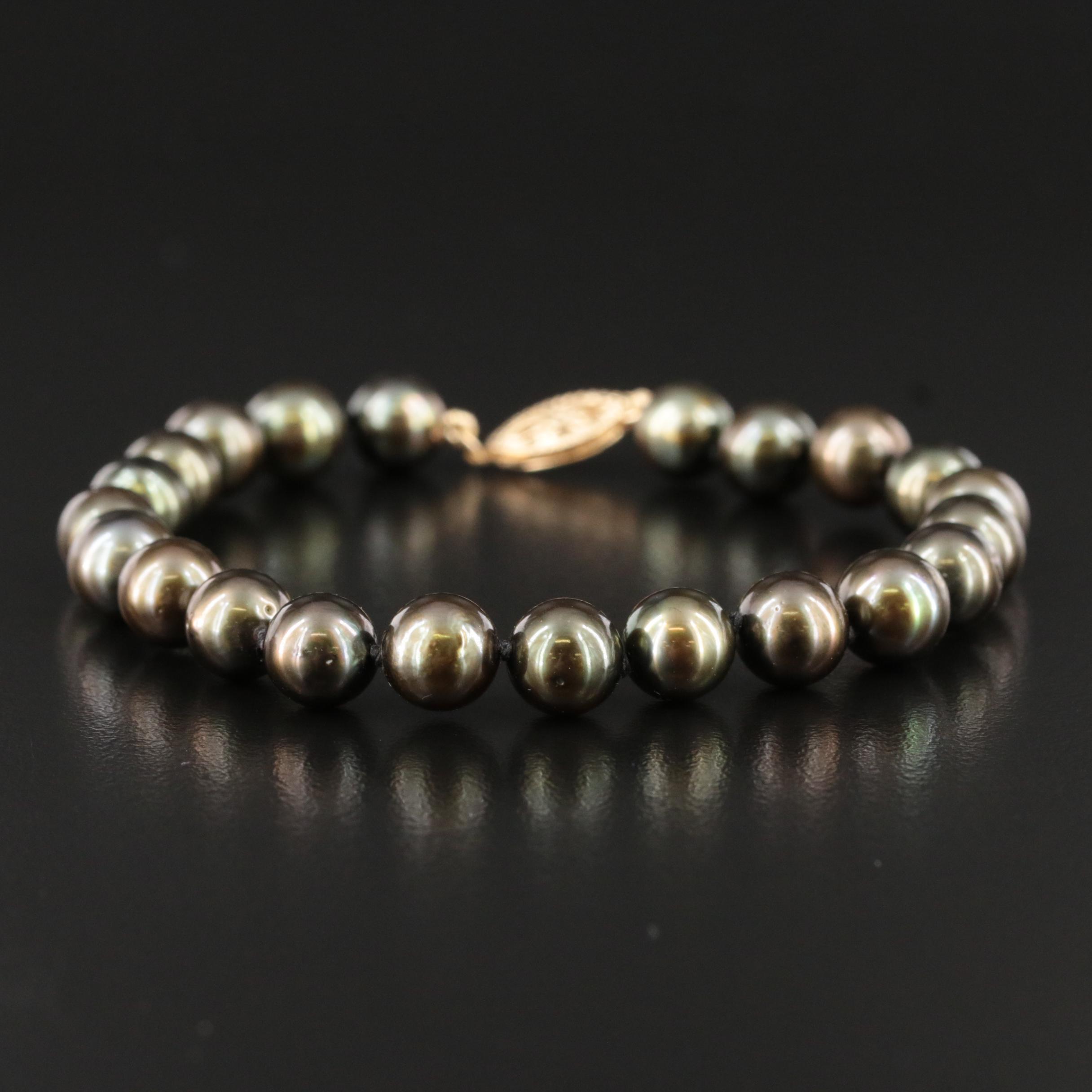 Pearl Bracelet with 14K Clasp