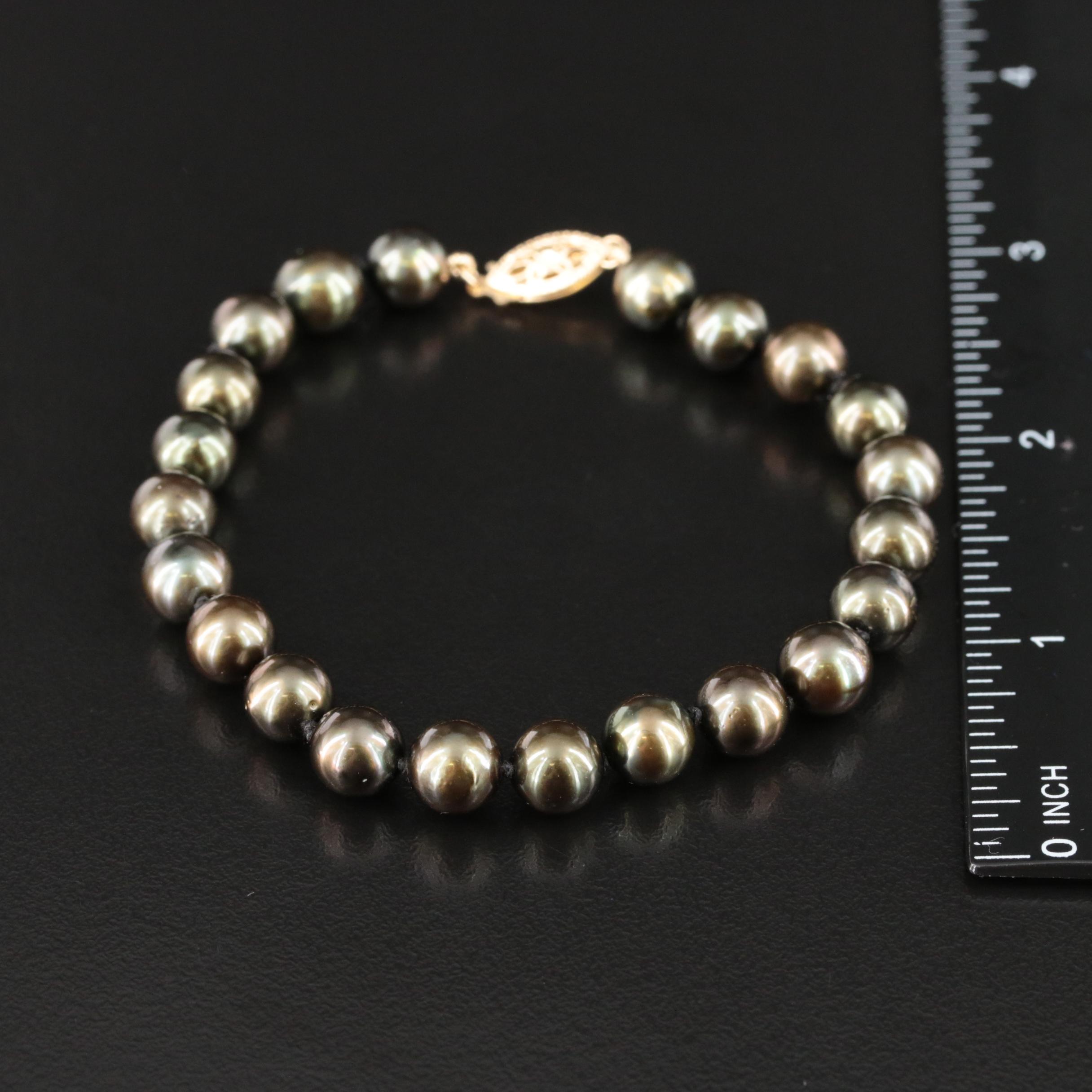 Pearl Bracelet with 14K Clasp