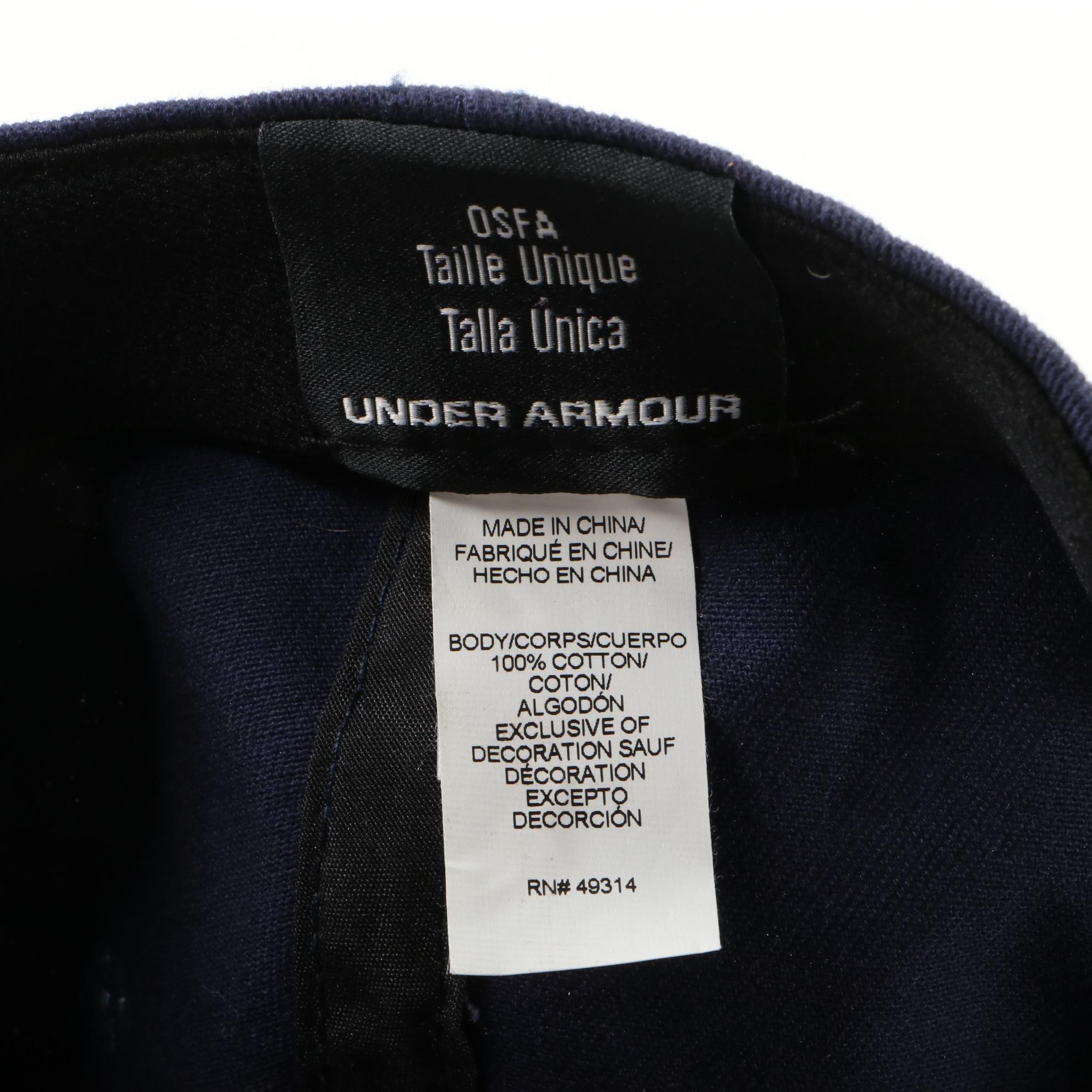 Nike, Under Armour, and Celtic Adjustable Baseball Caps