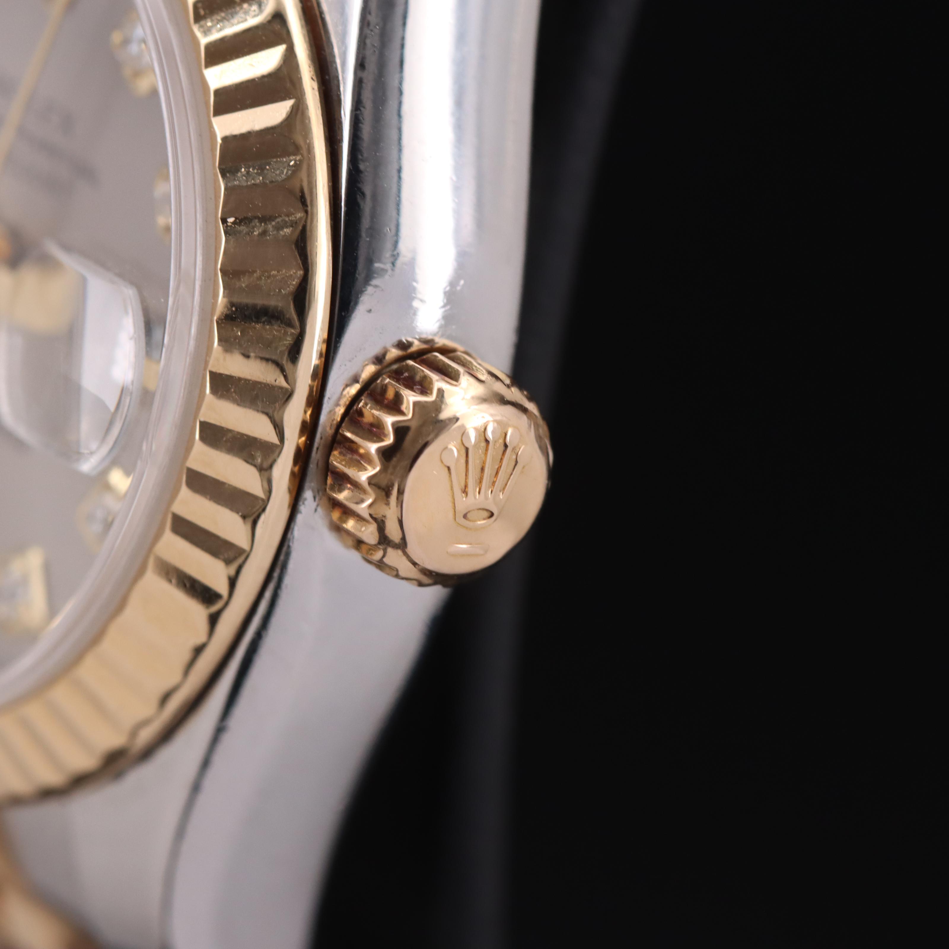2005 - 2006 Rolex Factory Diamond Dial Datejust Watch