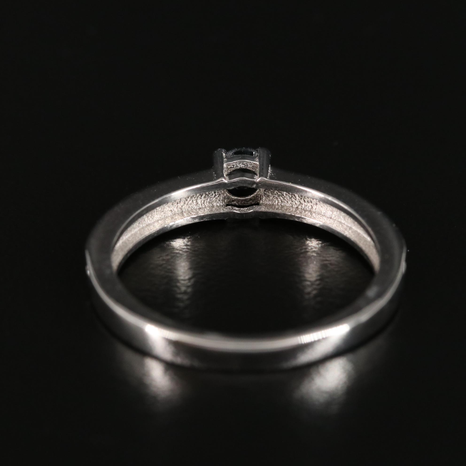 Sterling Sapphire Ring