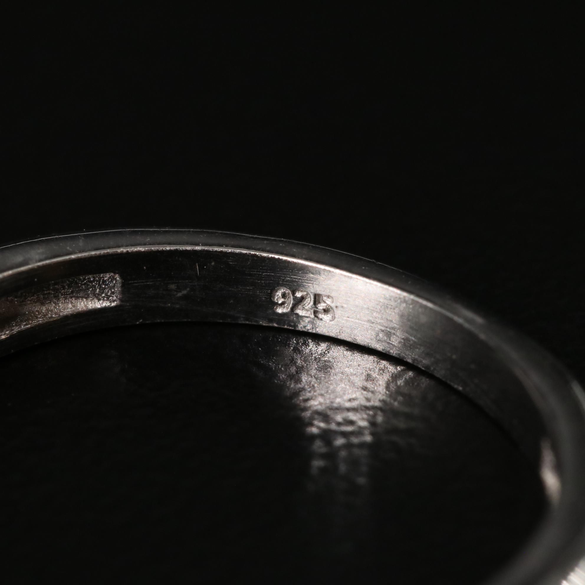 Sterling Sapphire Ring