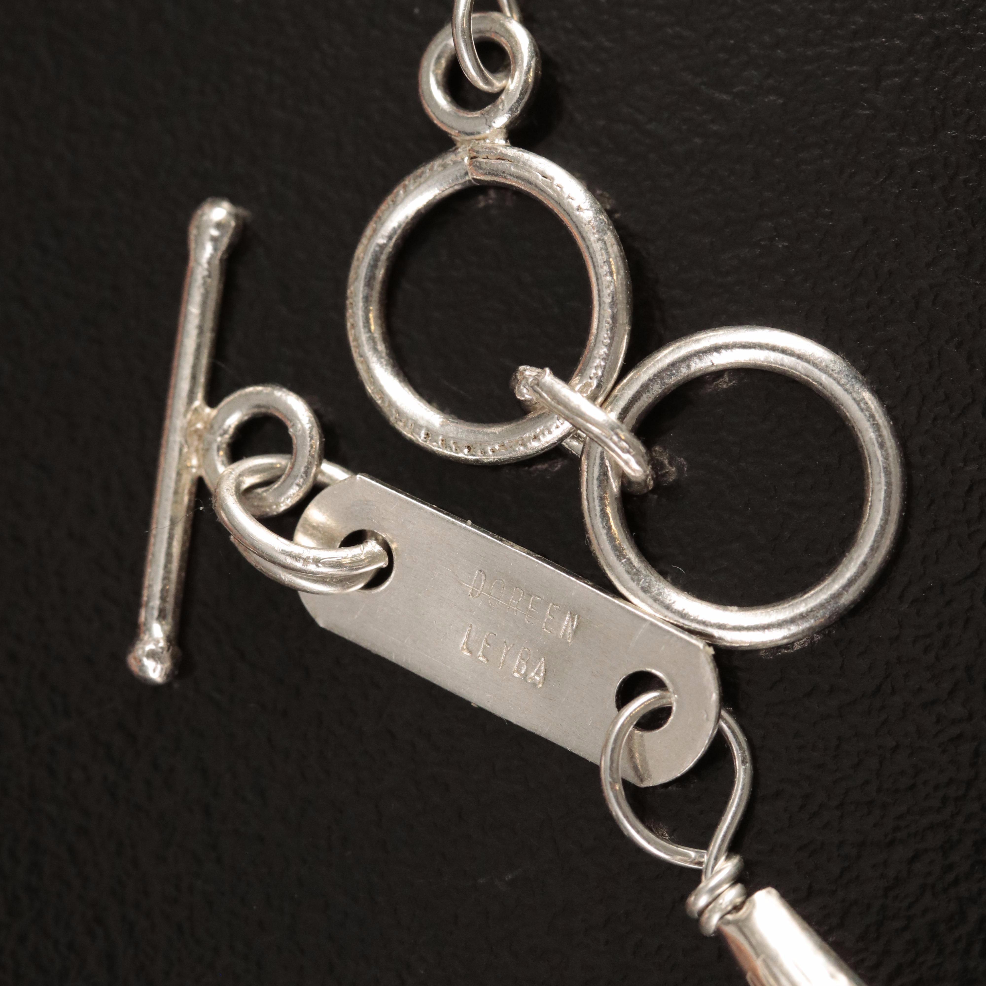 Southwestern Sterling Spiny Oyster, Agate and Black Onyx Bead Necklace