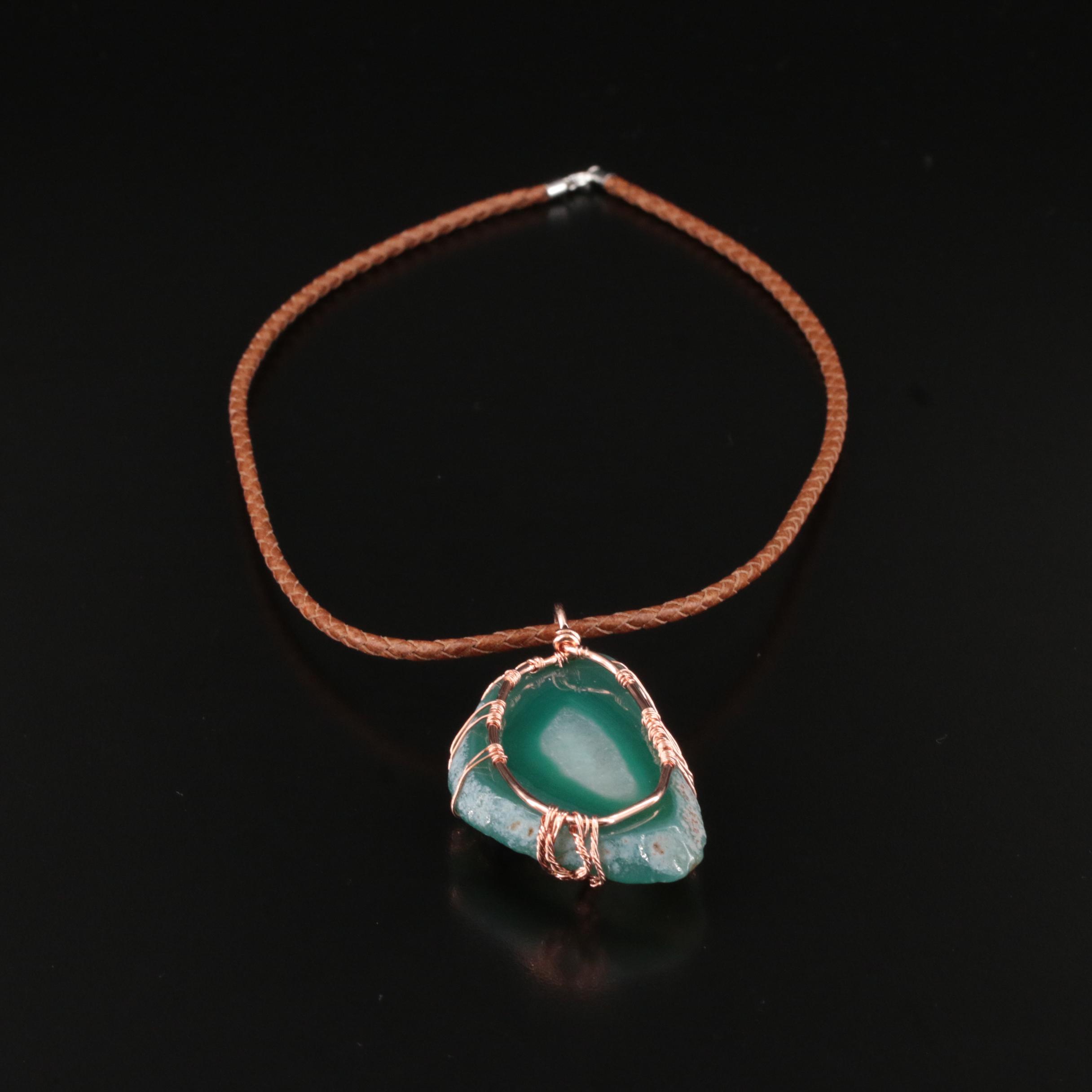 Sterling Agate, Amethyst and Quartz Chakra Tree Pendant Necklace