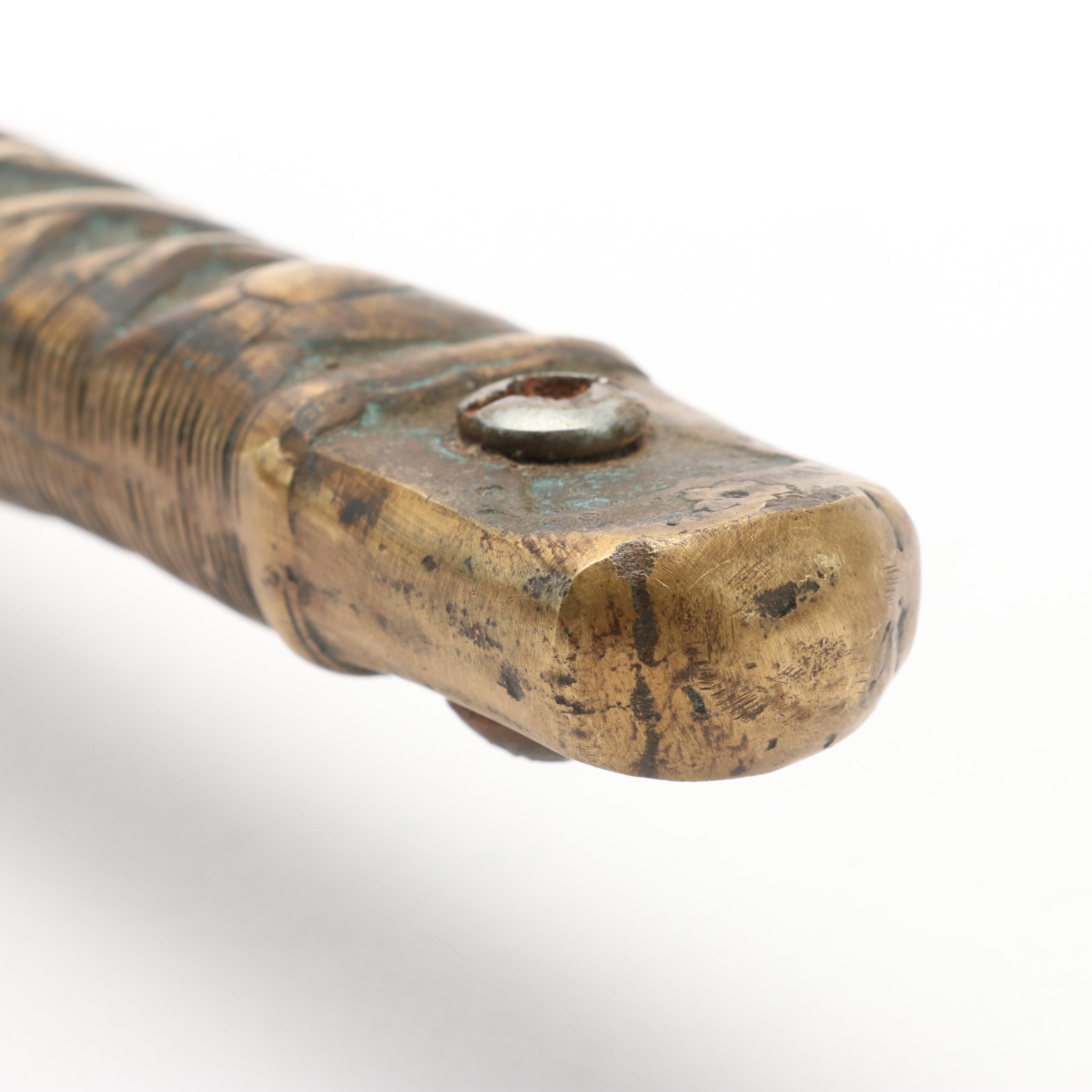 NCO Type Shin-Guntō Replica Sword With Leather-Wrapped Scabbard